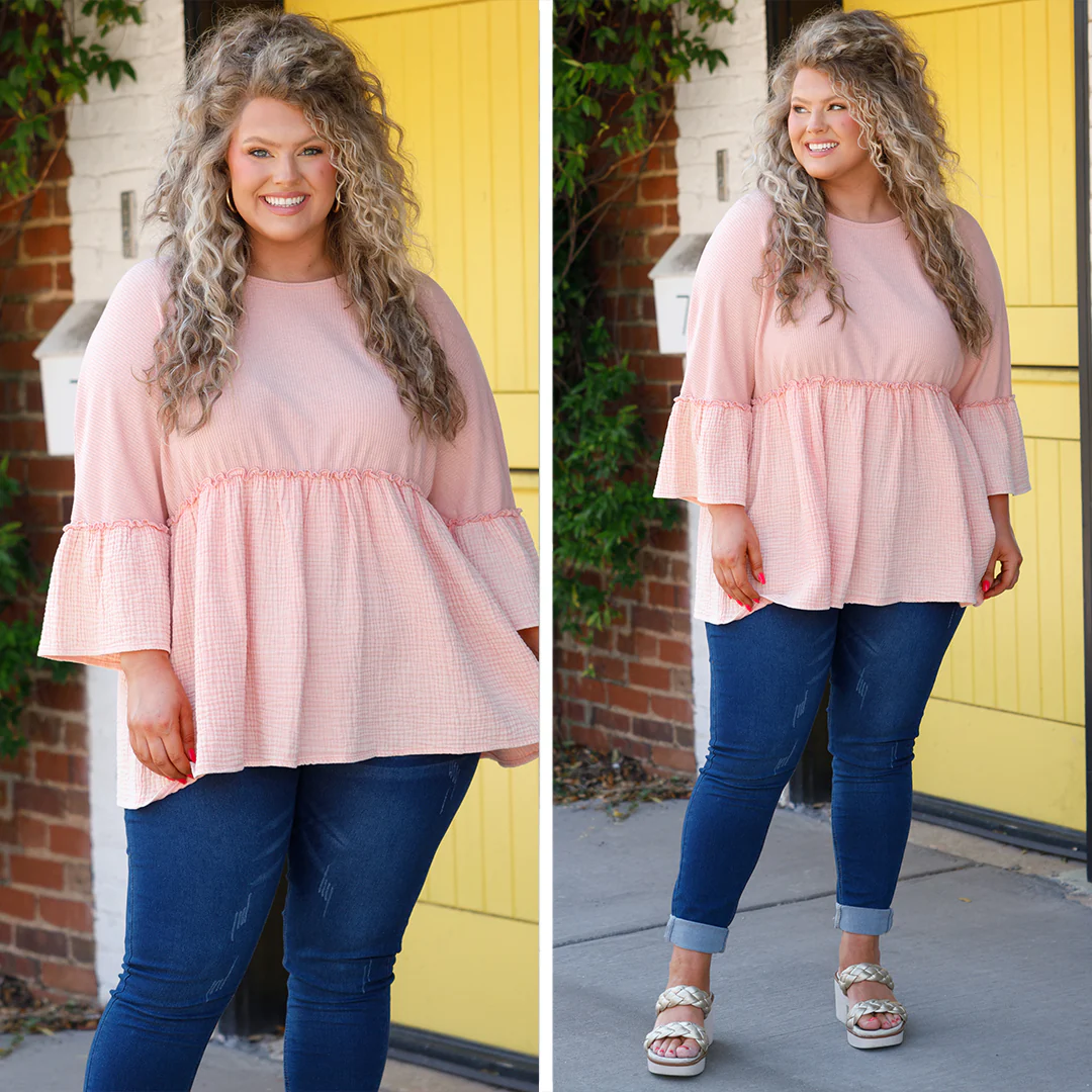 A Kiss For The Road Top, Apricot - Image 6