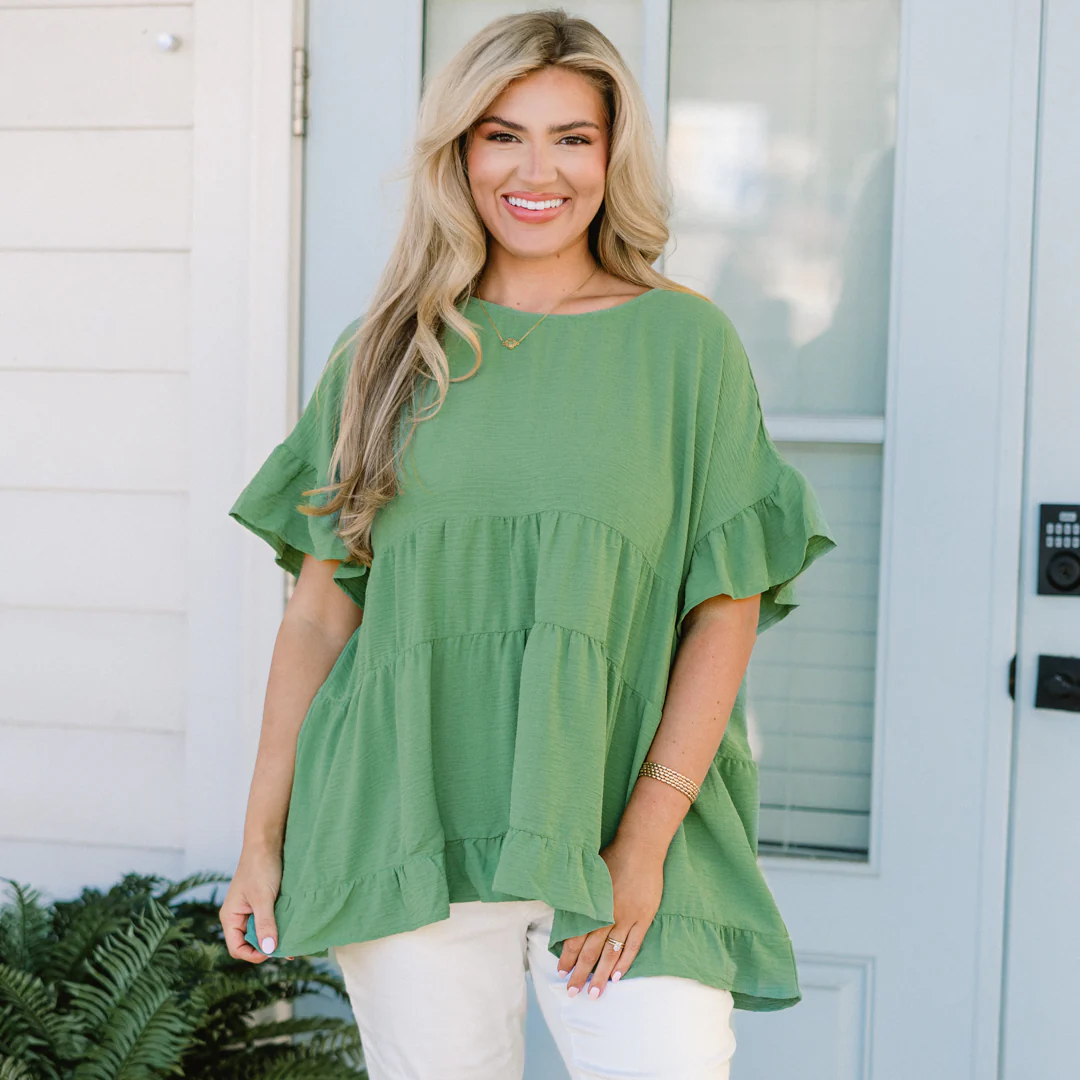 A Little Reckless Top, Lime - Image 7
