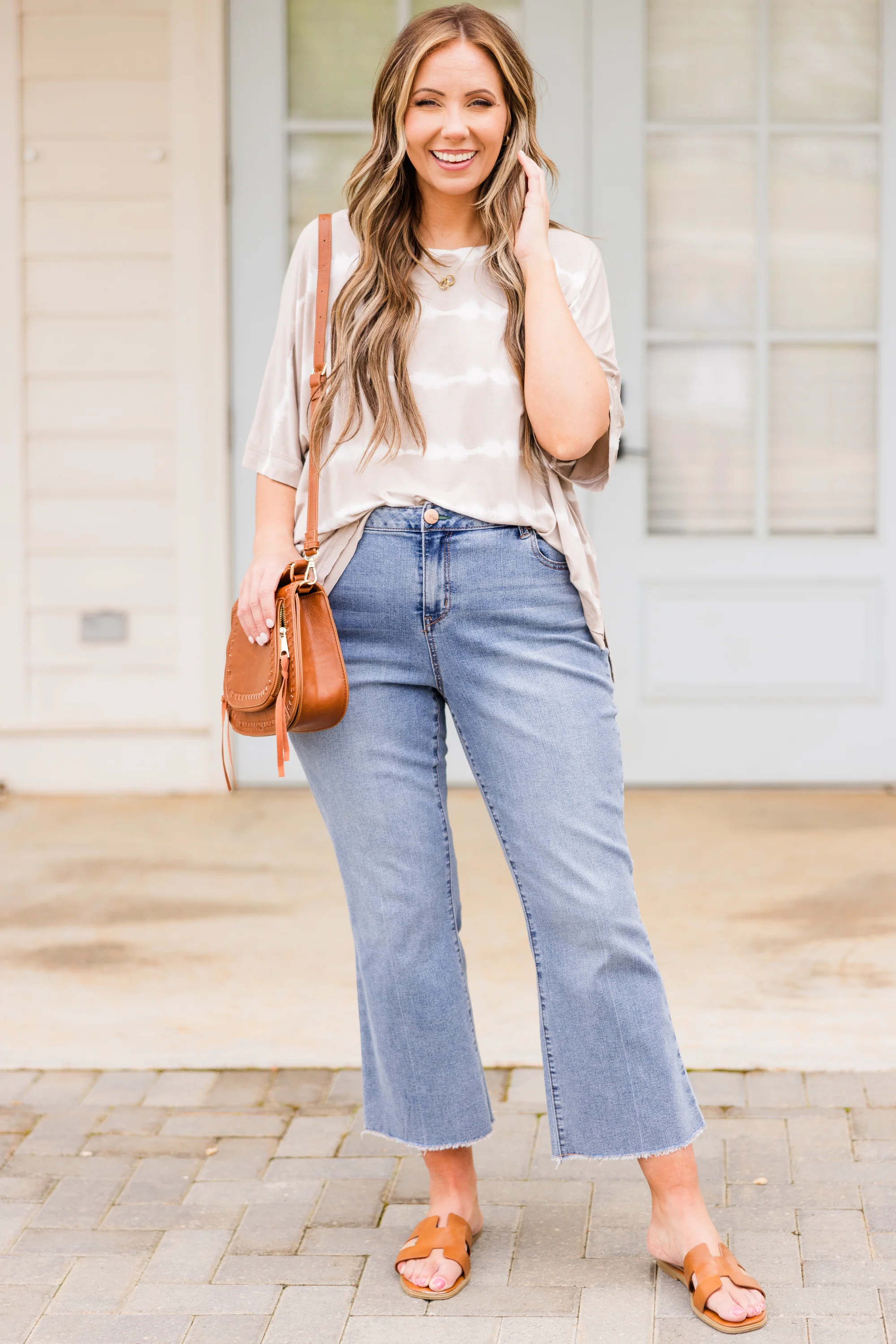 A Quiet Whisper Top, Latte - Image 3