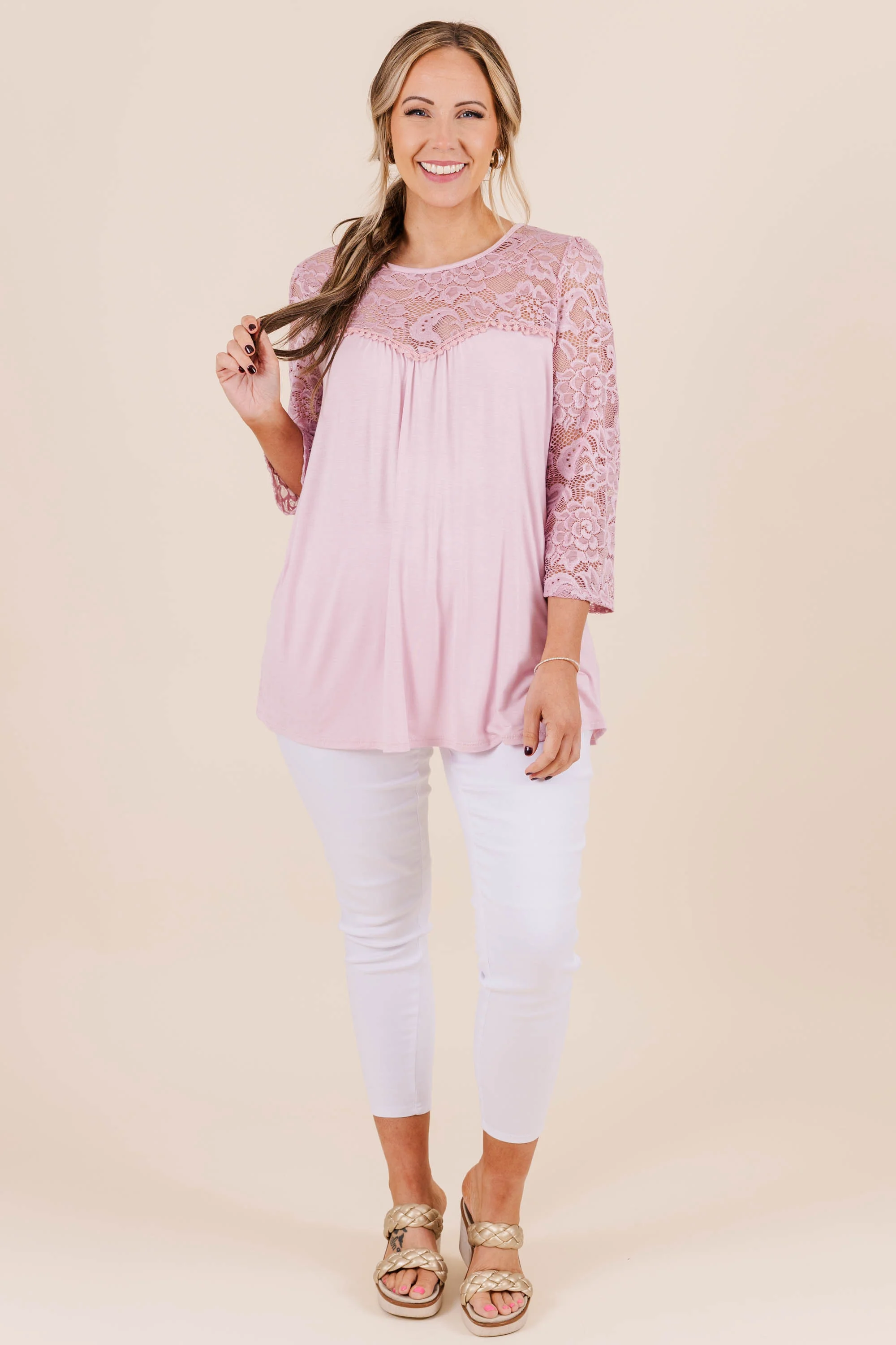 Above You Top, Mauve - Image 3