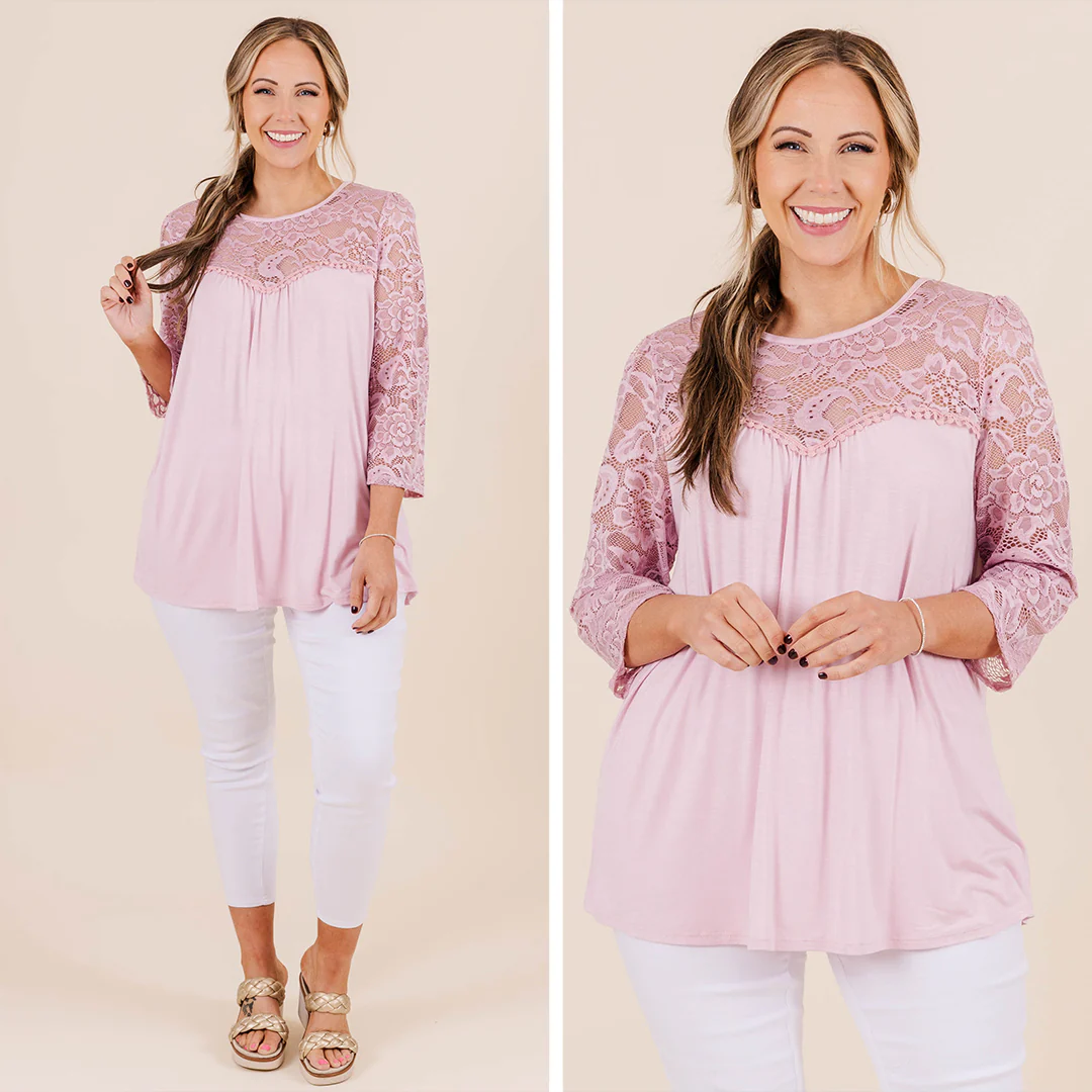 Above You Top, Mauve - Image 6