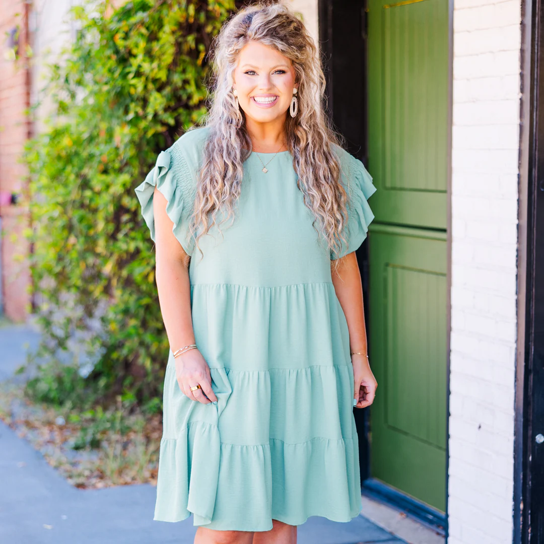 All A Dream Dress, Light Slate - Image 7