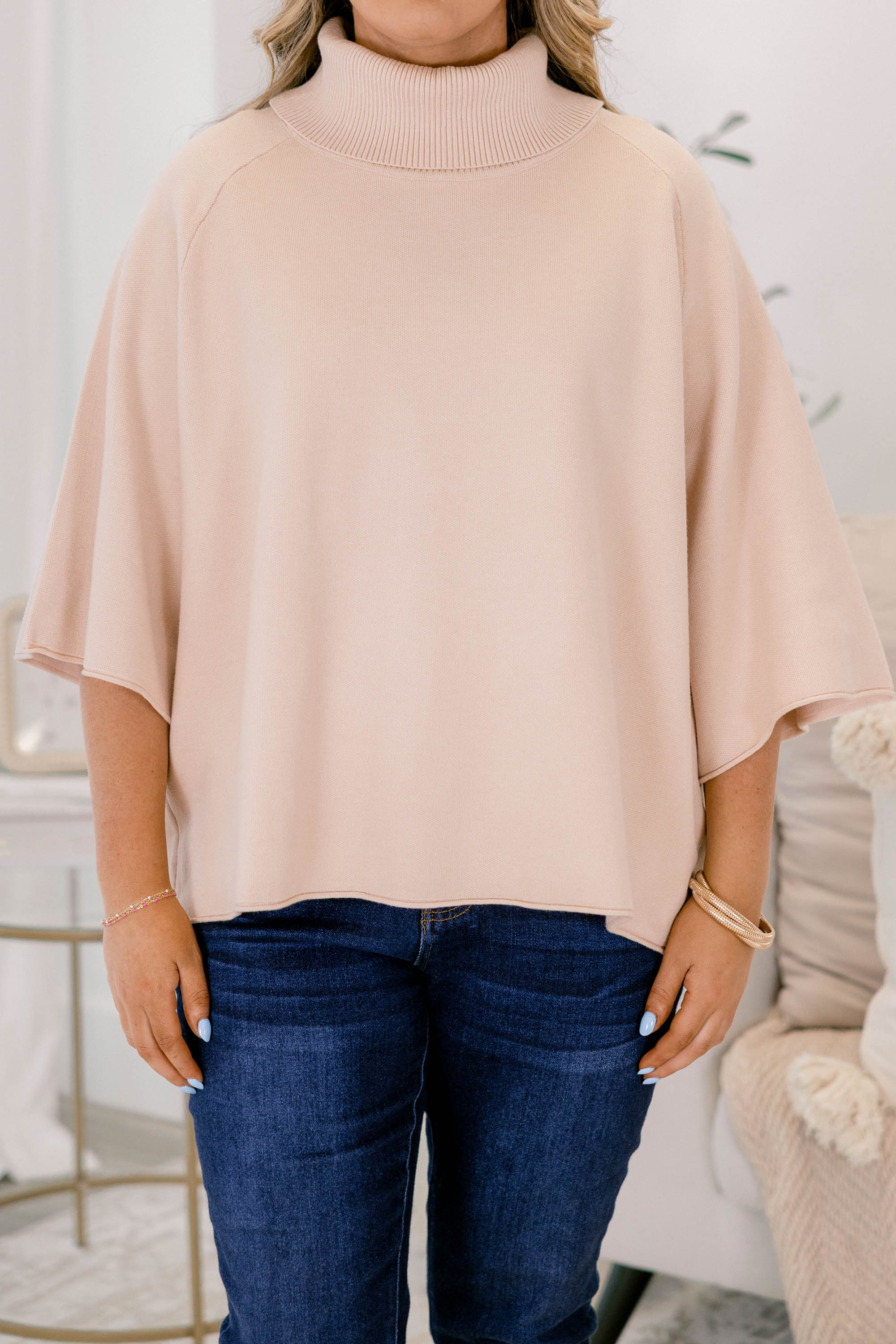 All About Now Sweater, Taupe - Image 5