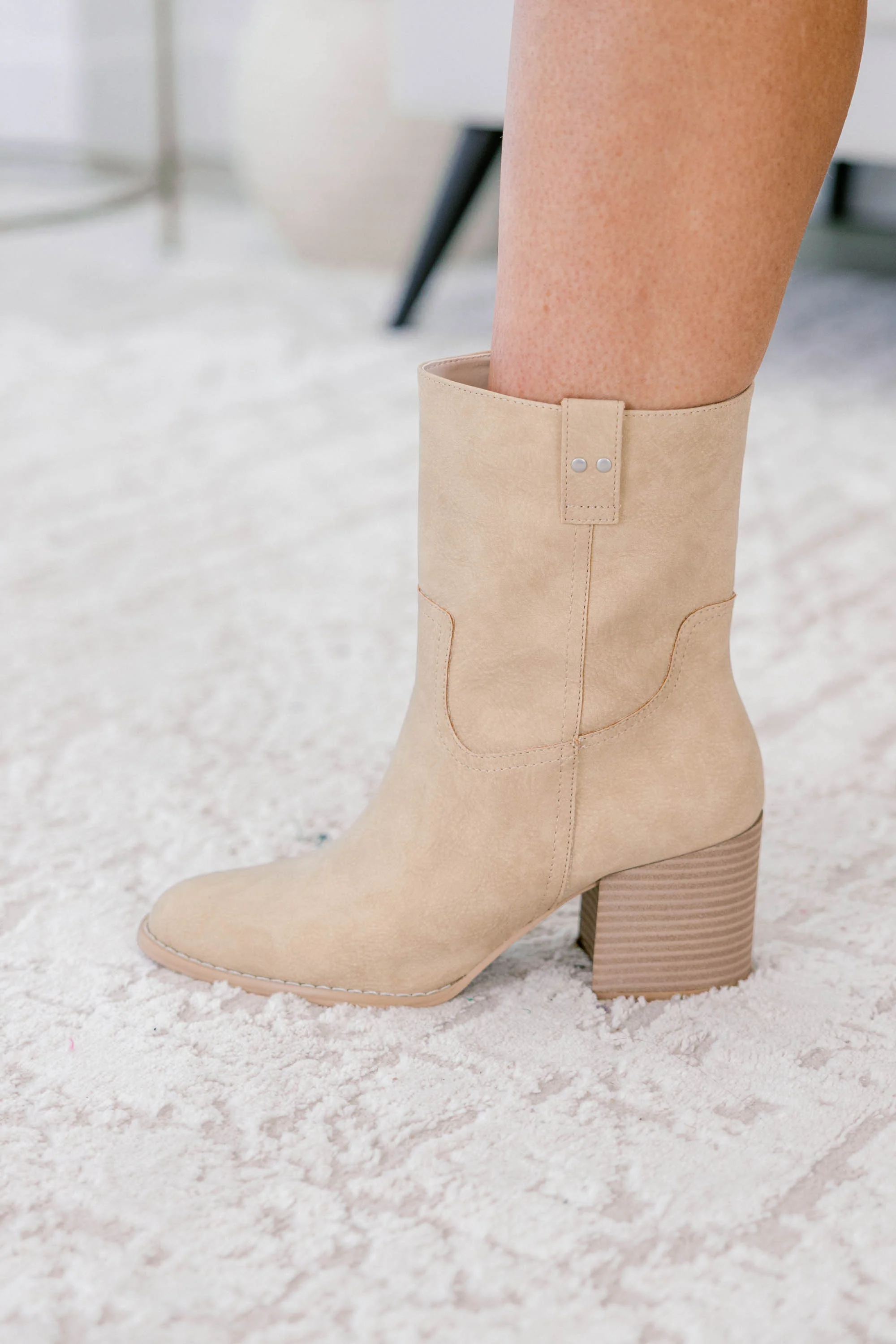 All Comes Down To You Booties, Khaki - Image 3