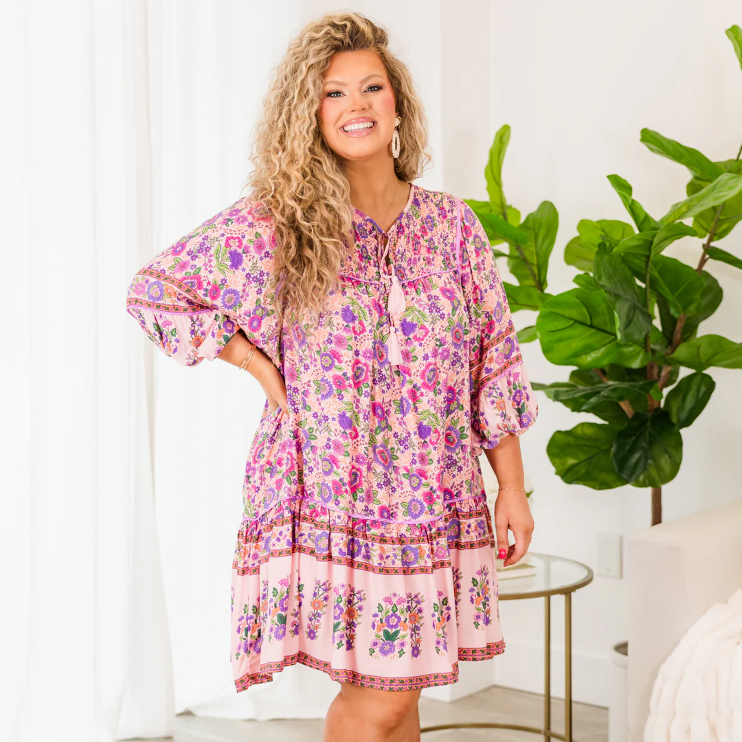 All That You Know Dress, Pink - Image 7