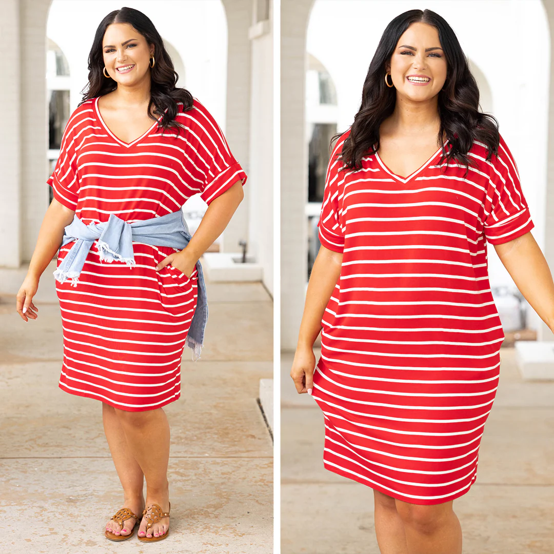 All The Time Dress, Ruby - Image 6