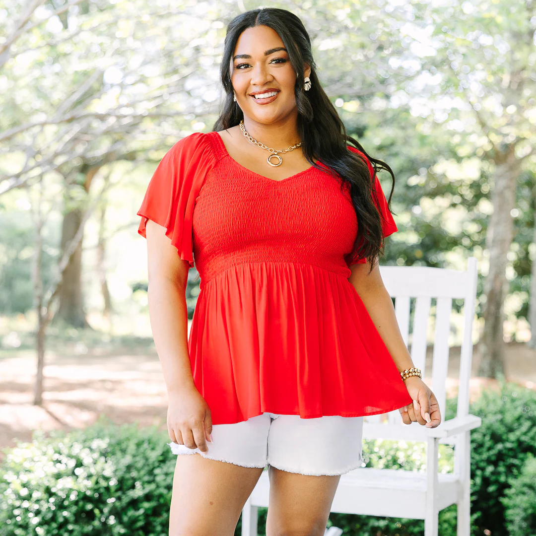 All Your Own Top, Red - Image 7
