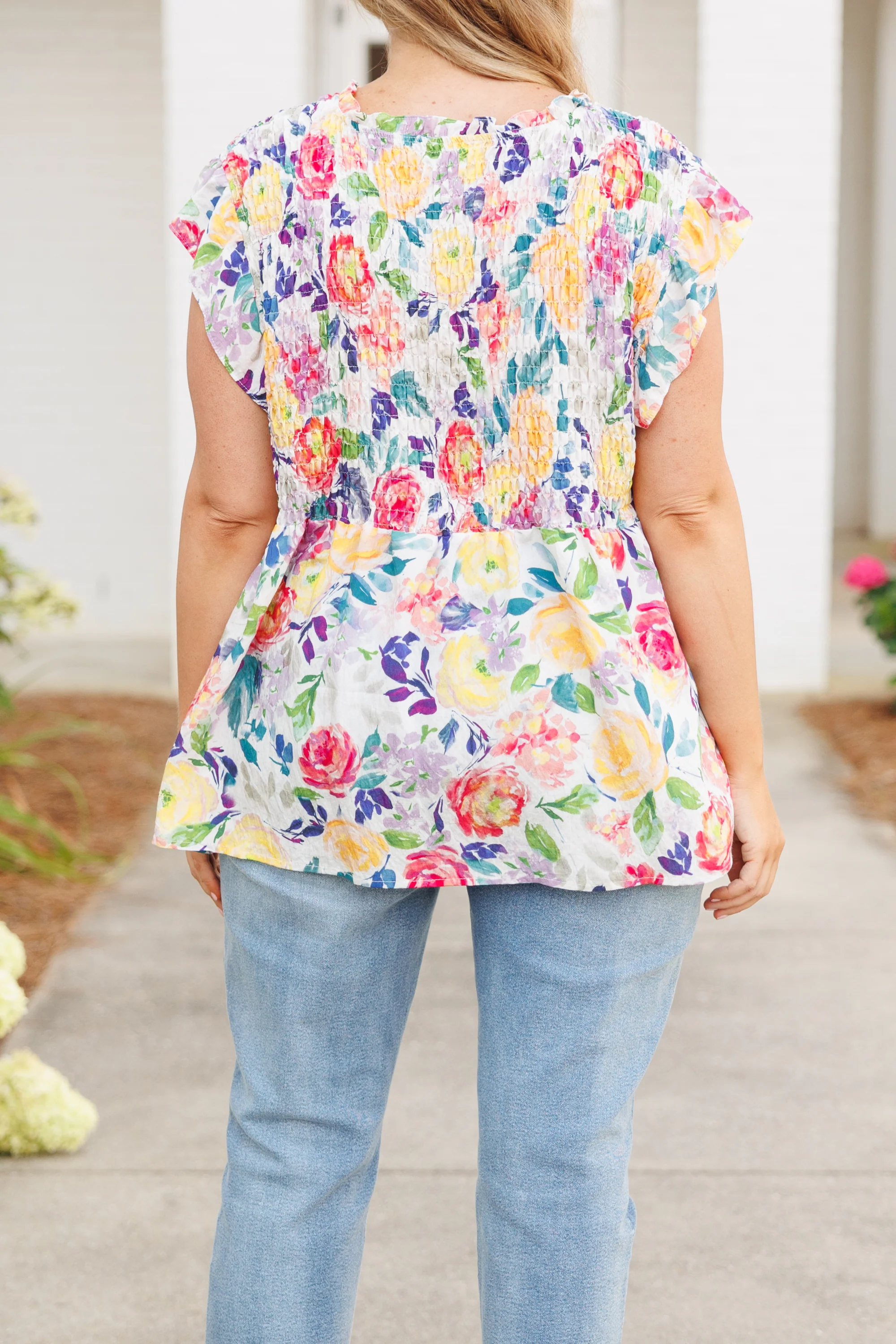 Always The Romantic Top, Lavender Mix - Image 5
