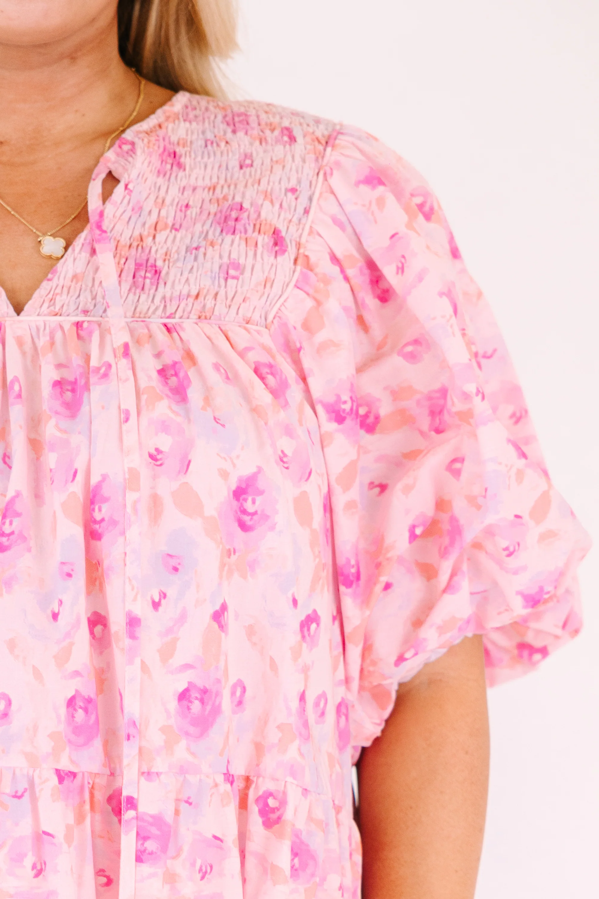 Always Thinking About You Top, Pink Floral - Image 4