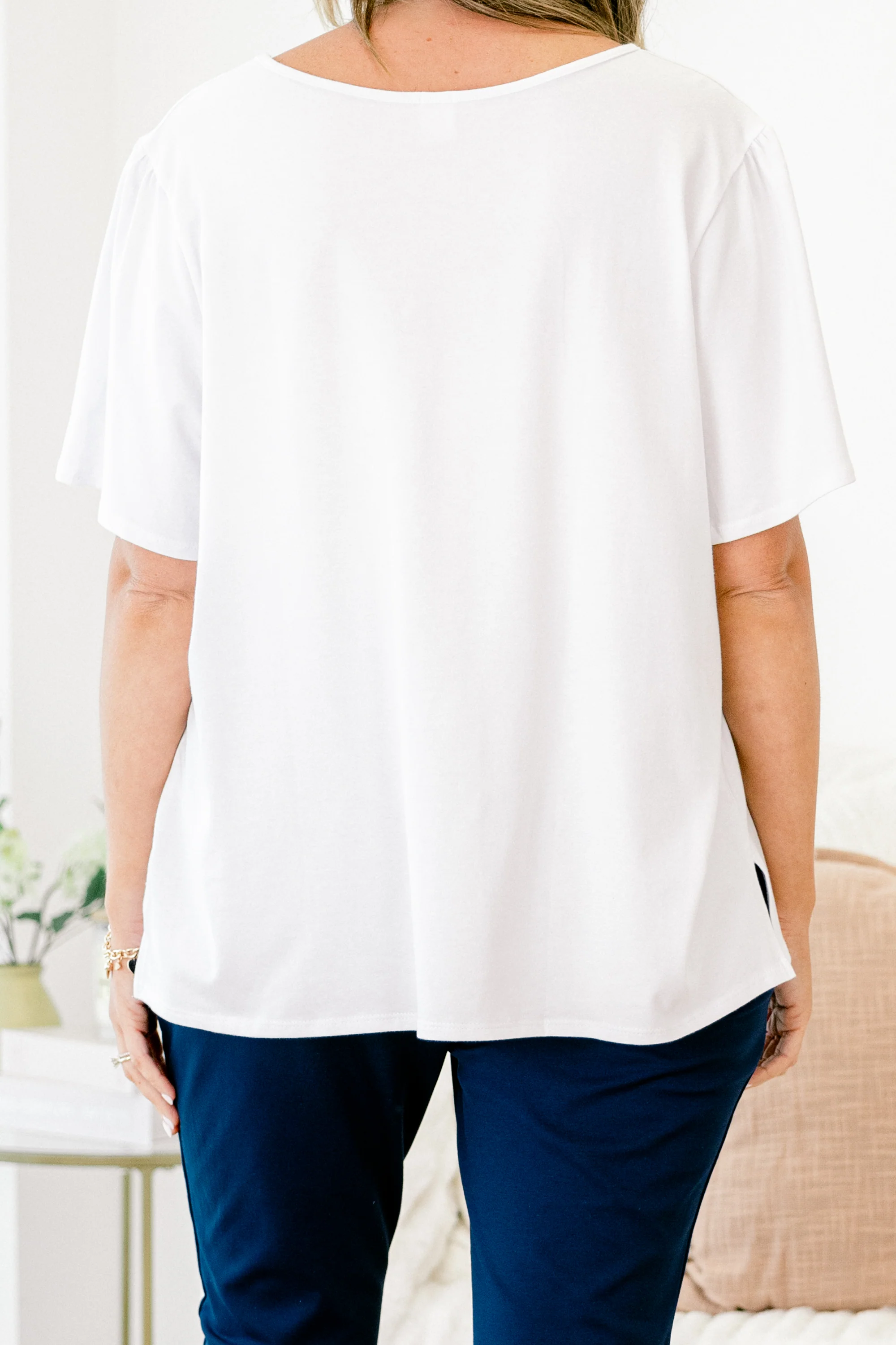 An Open Book Top, Off-White - Image 6