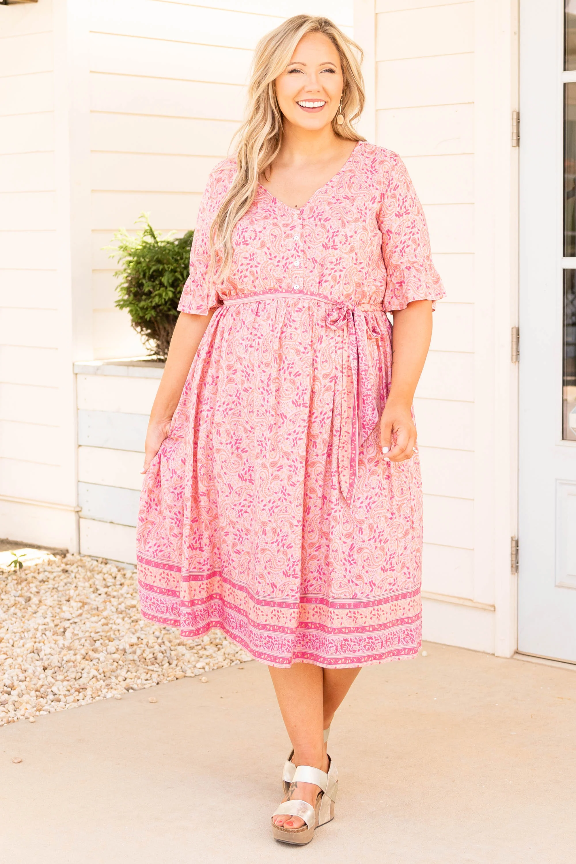 Angel Energy Dress, Pink - Image 3