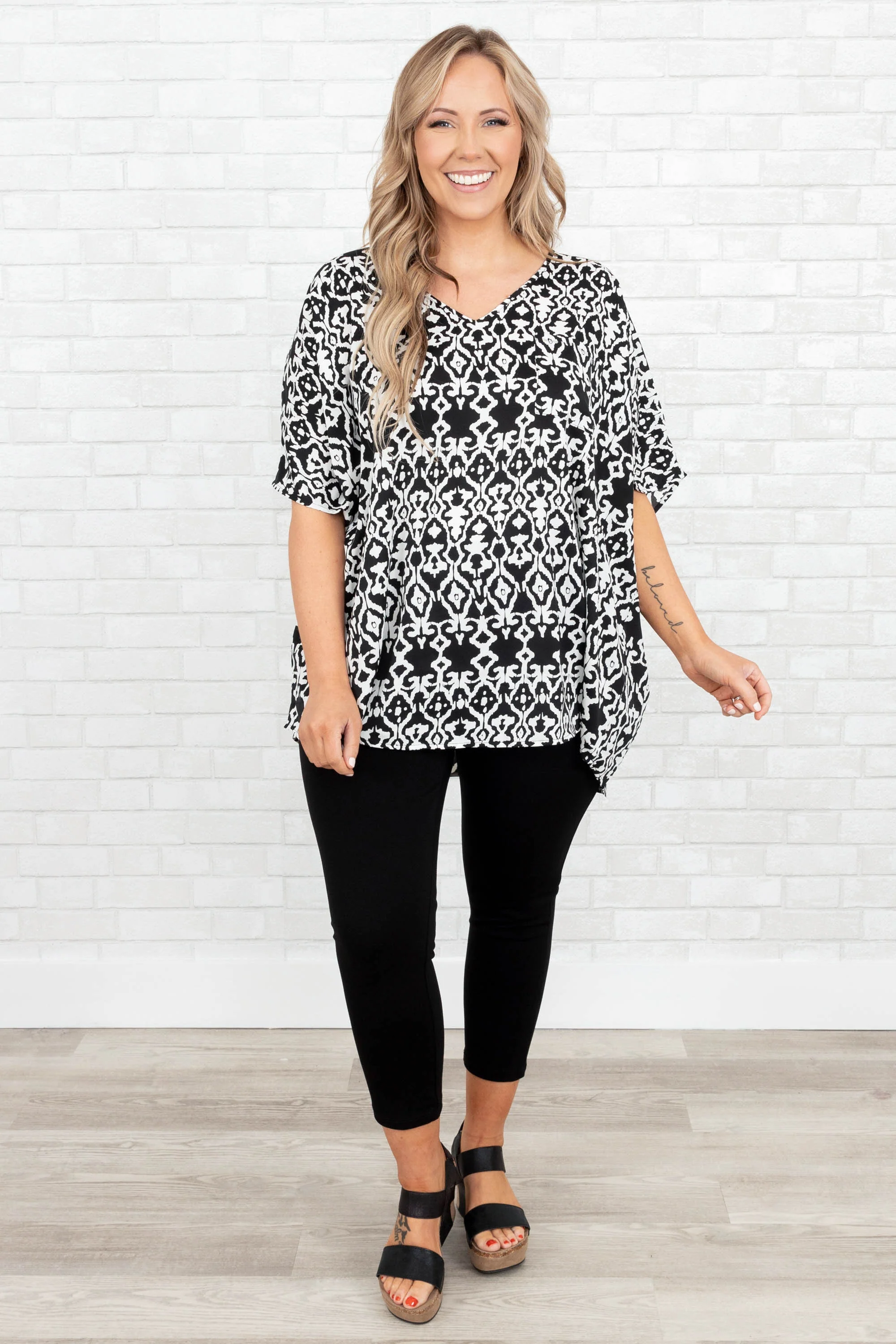 Another Day To Dream Top, Black - Image 4
