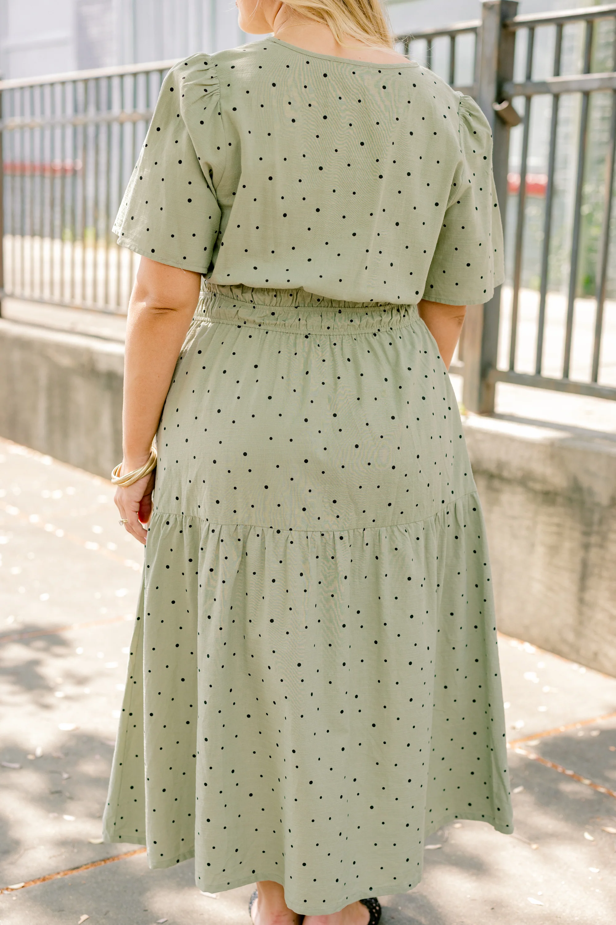 Anyone Can See Dress, Olive - Image 6