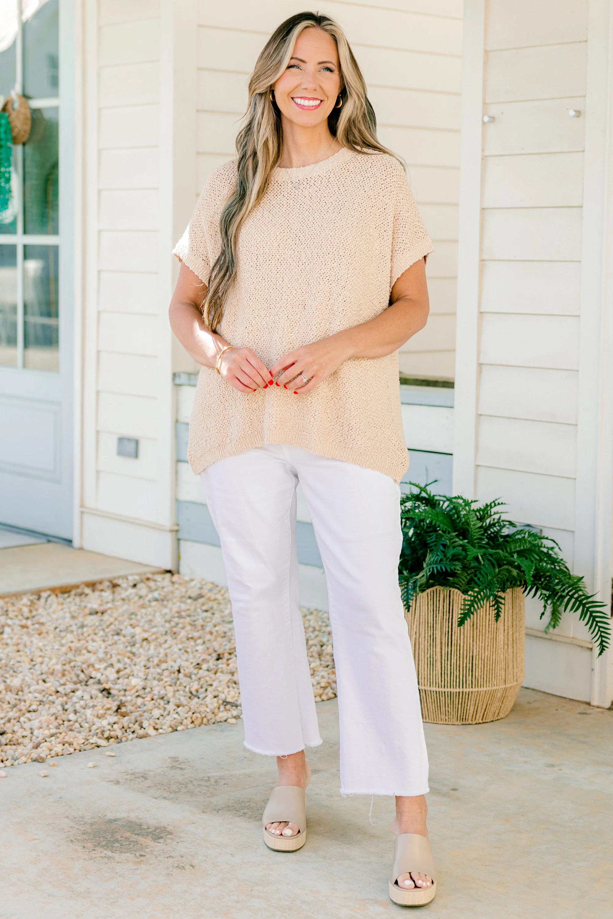 Apple Of My Eye Top, Khaki - Image 3