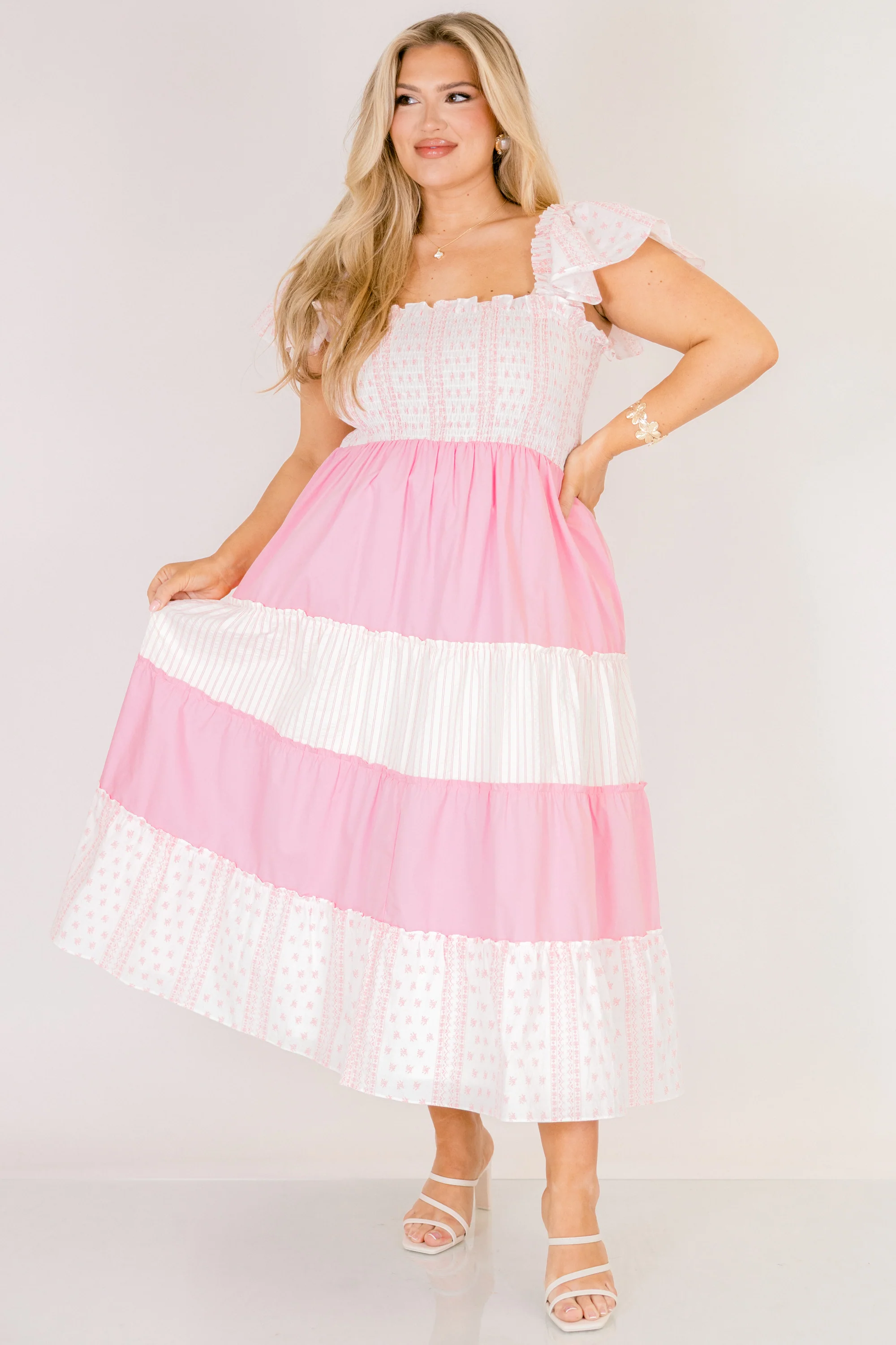 As It Should Be Dress, Pink - Image 3