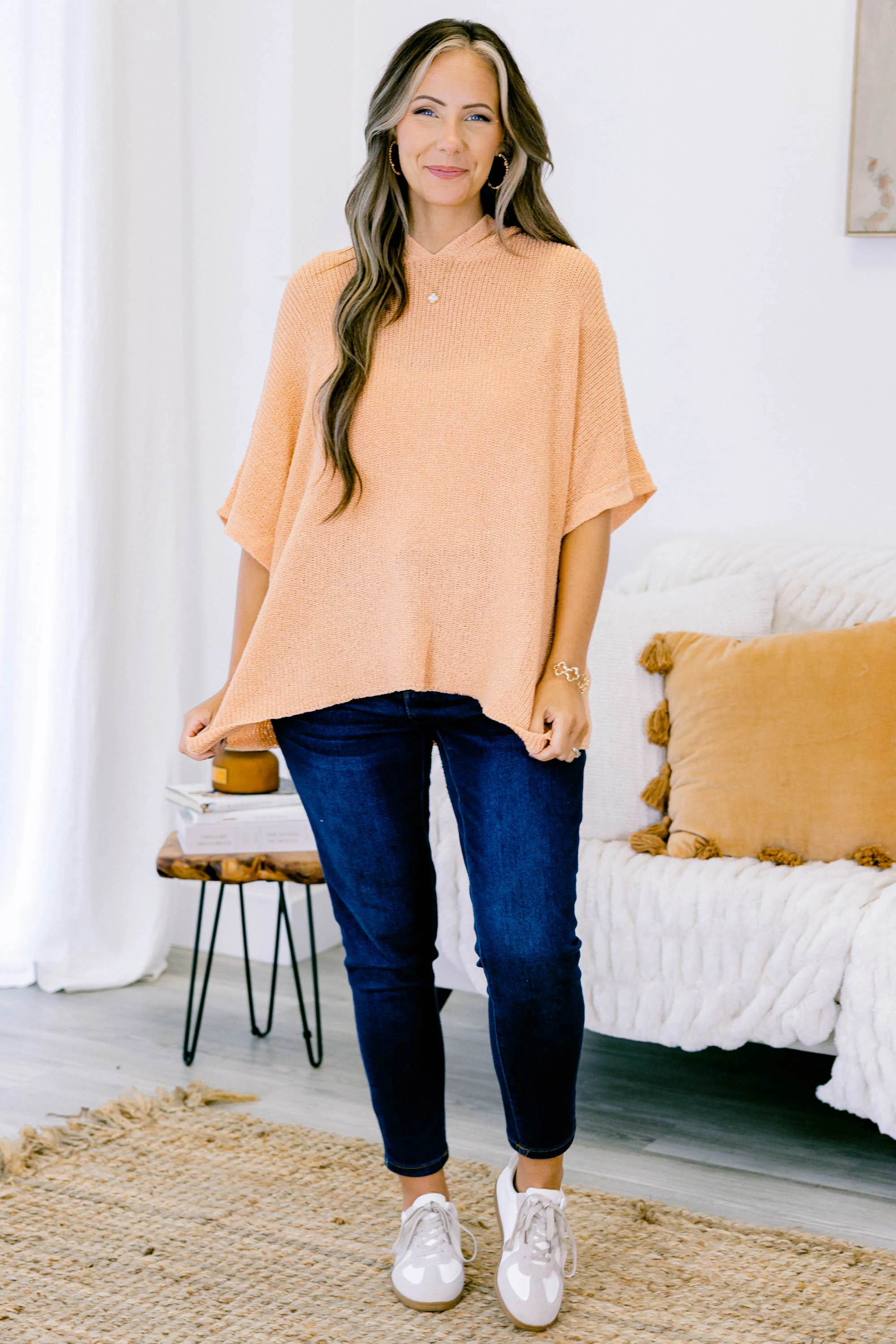 Back To The Tropics Sweater, Papaya - Image 3
