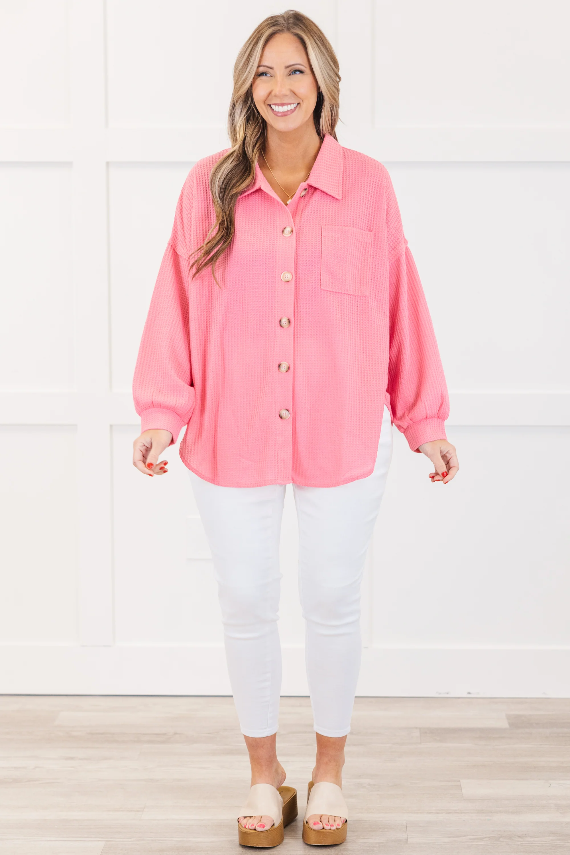 Be Right Back Top, Pink - Image 3