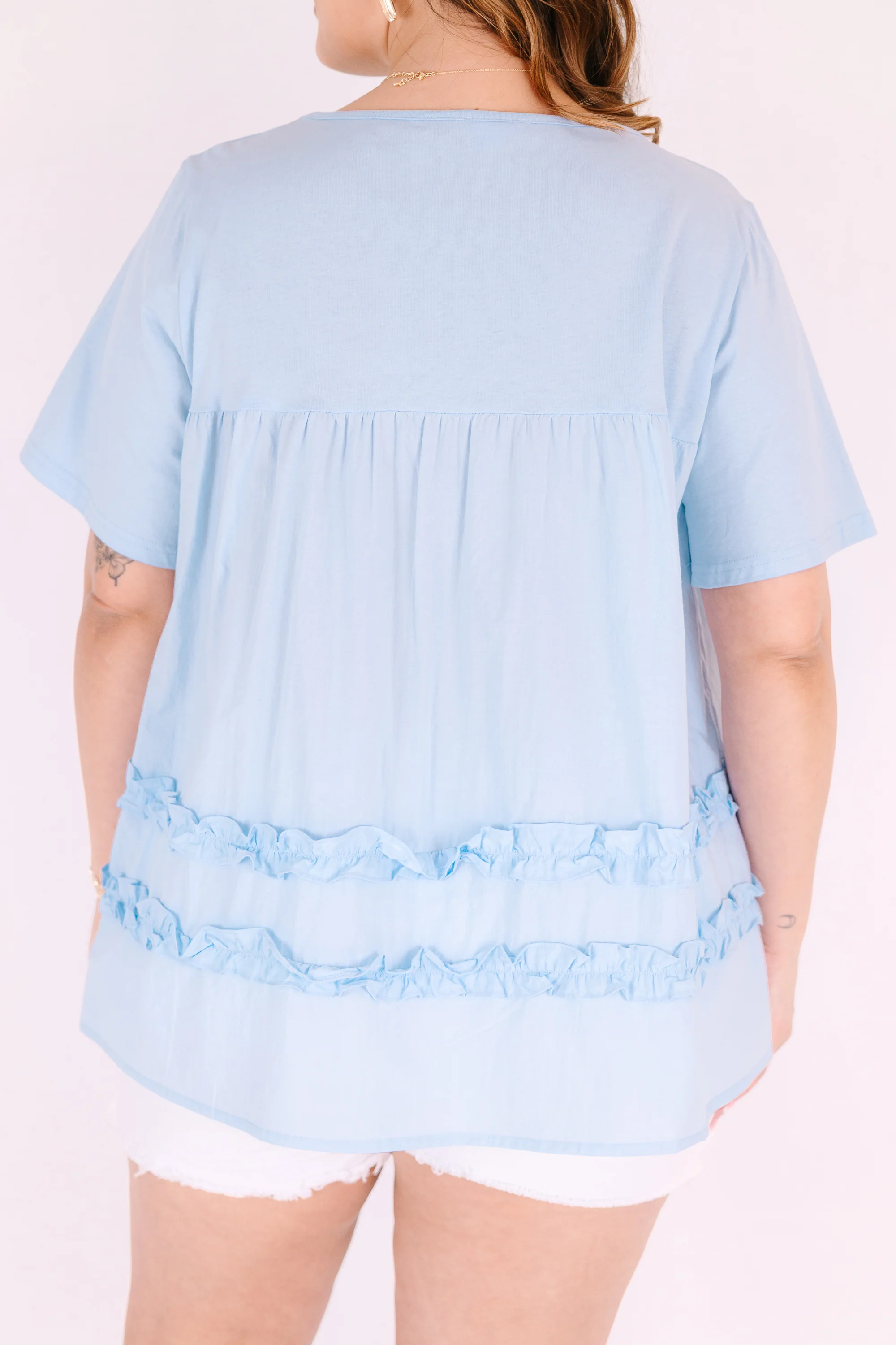 Best Mistake Top, Light Blue - Image 7