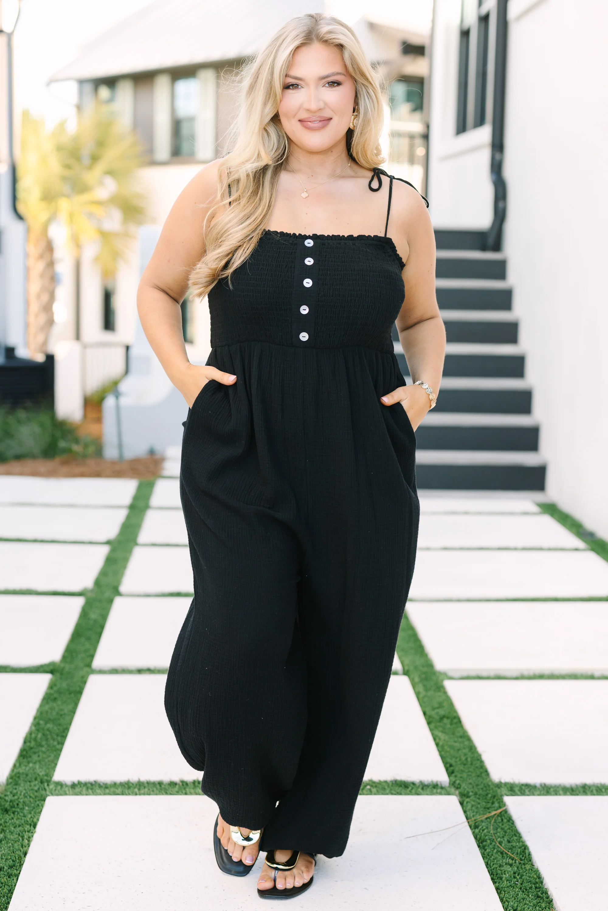 Better Off Jumpsuit, Black - Image 2
