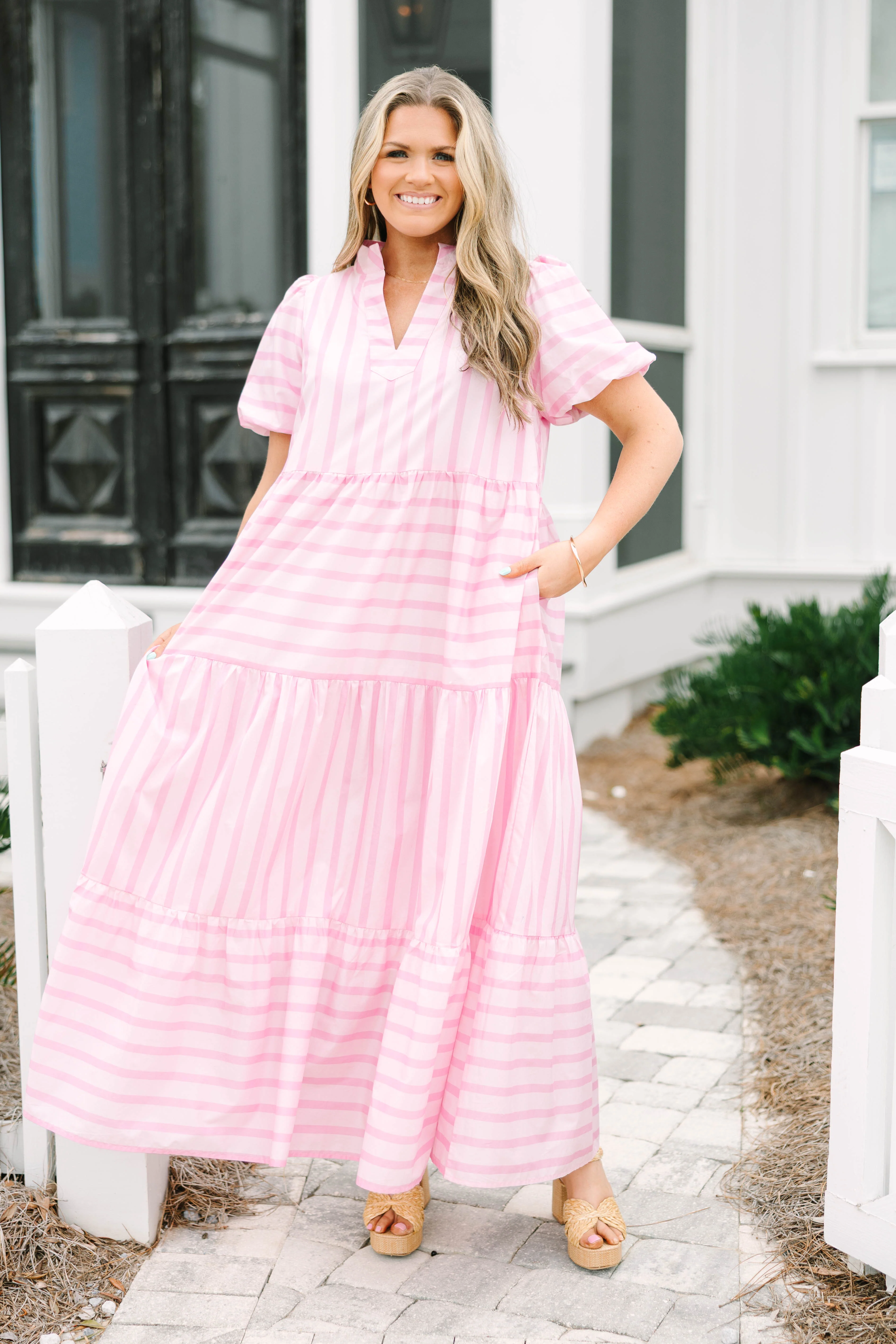 Bright Forecast Dress, Pink - Image 3