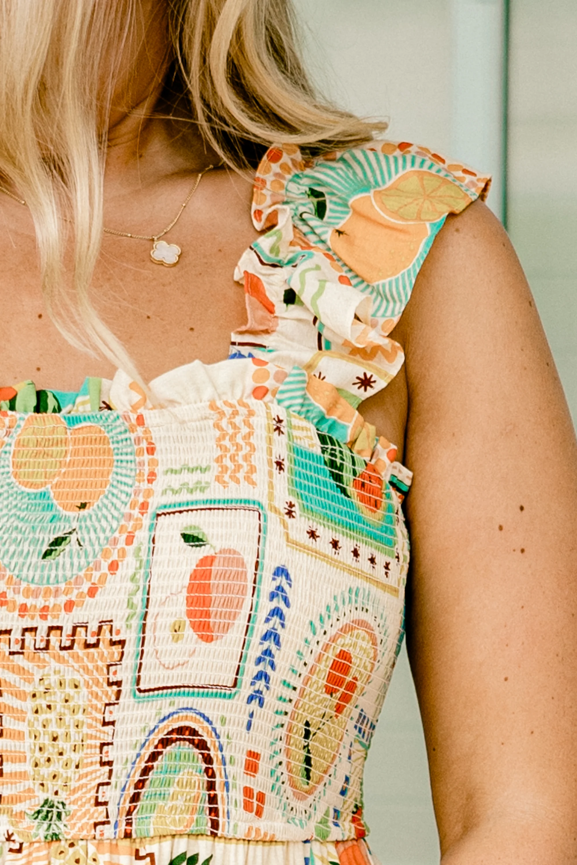 Call Me Up Dress, Orange - Image 4