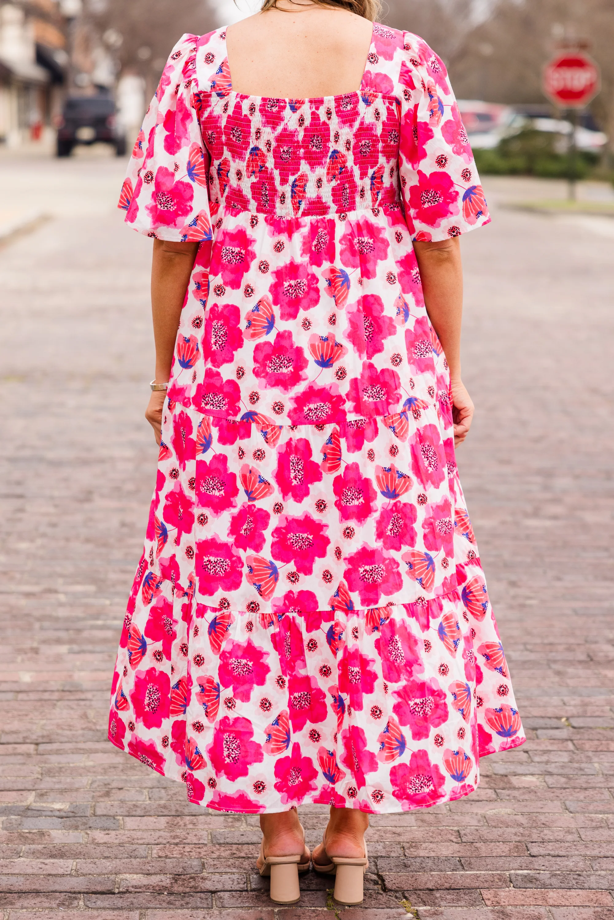 Can't Be Outdone Maxi Dress, Pink - Image 5