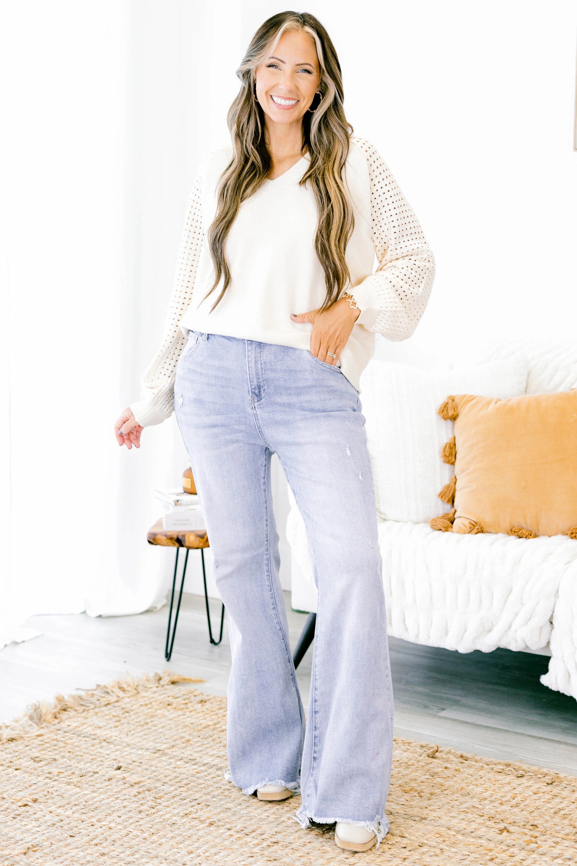 All Is Well Jeans, Light Wash - Image 6