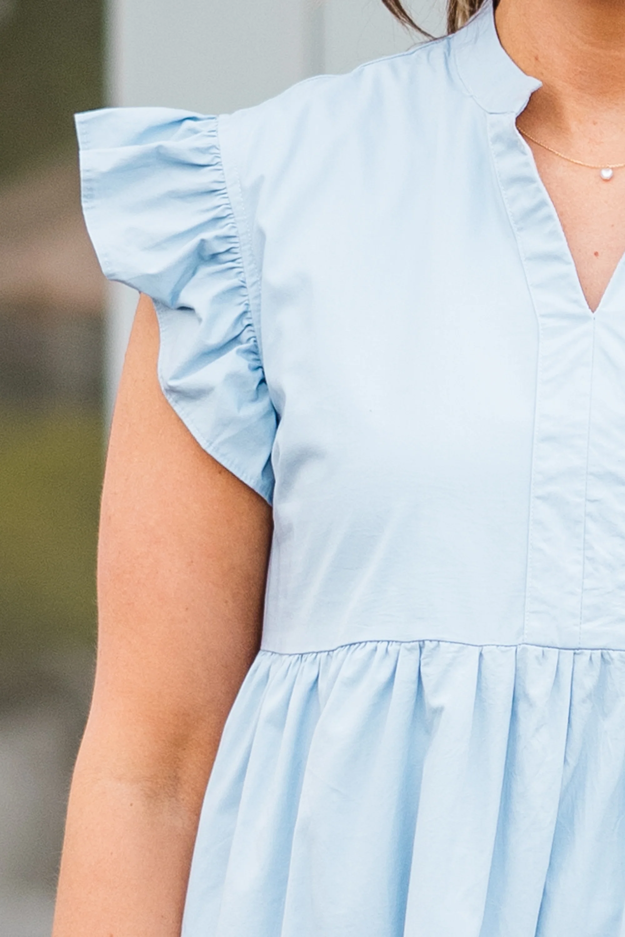 Charmingly Cute Dress, Blue - Image 5