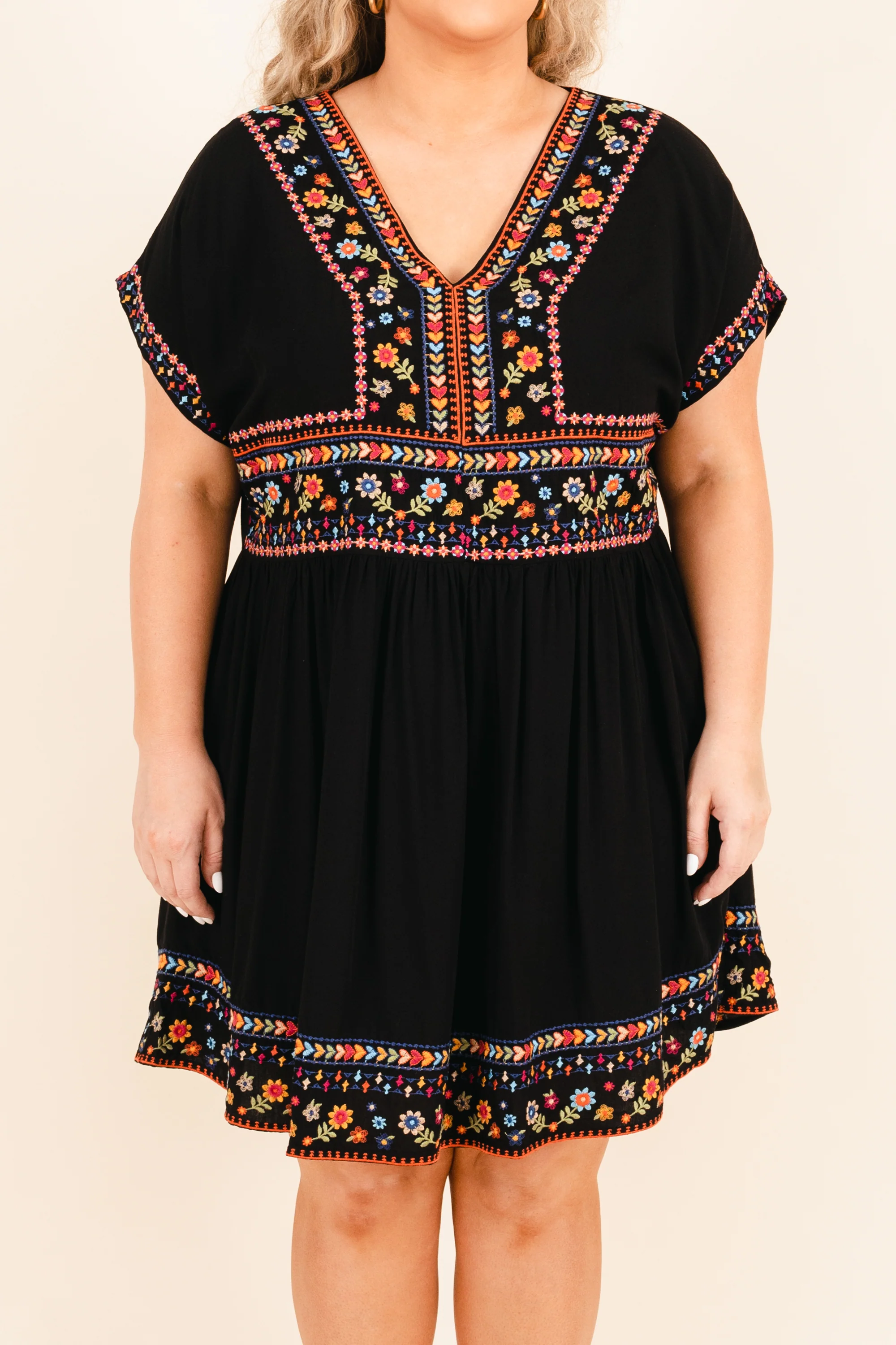 Chime In Dress, Black - Image 4