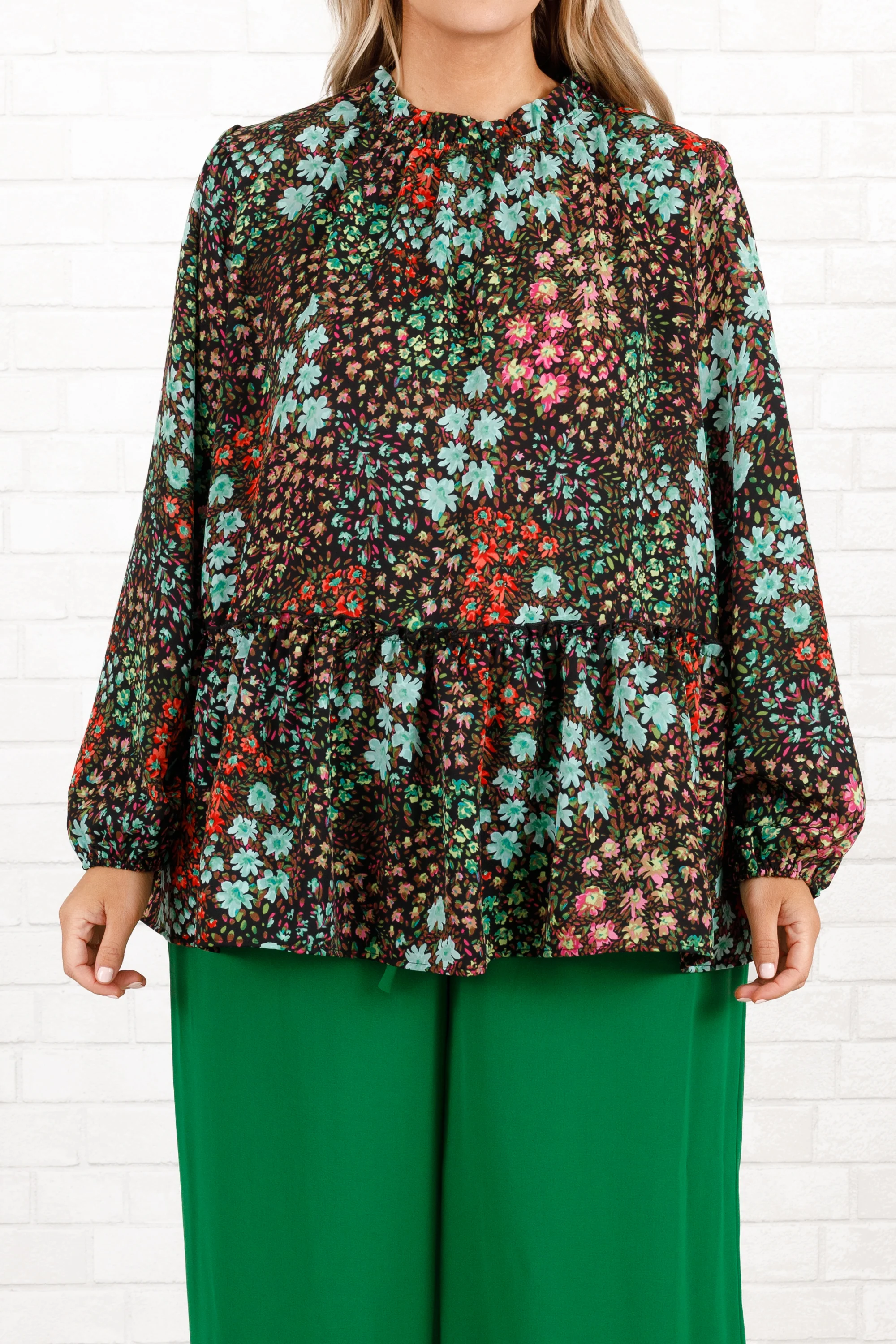 Classy And Sassy Top, Black - Image 4