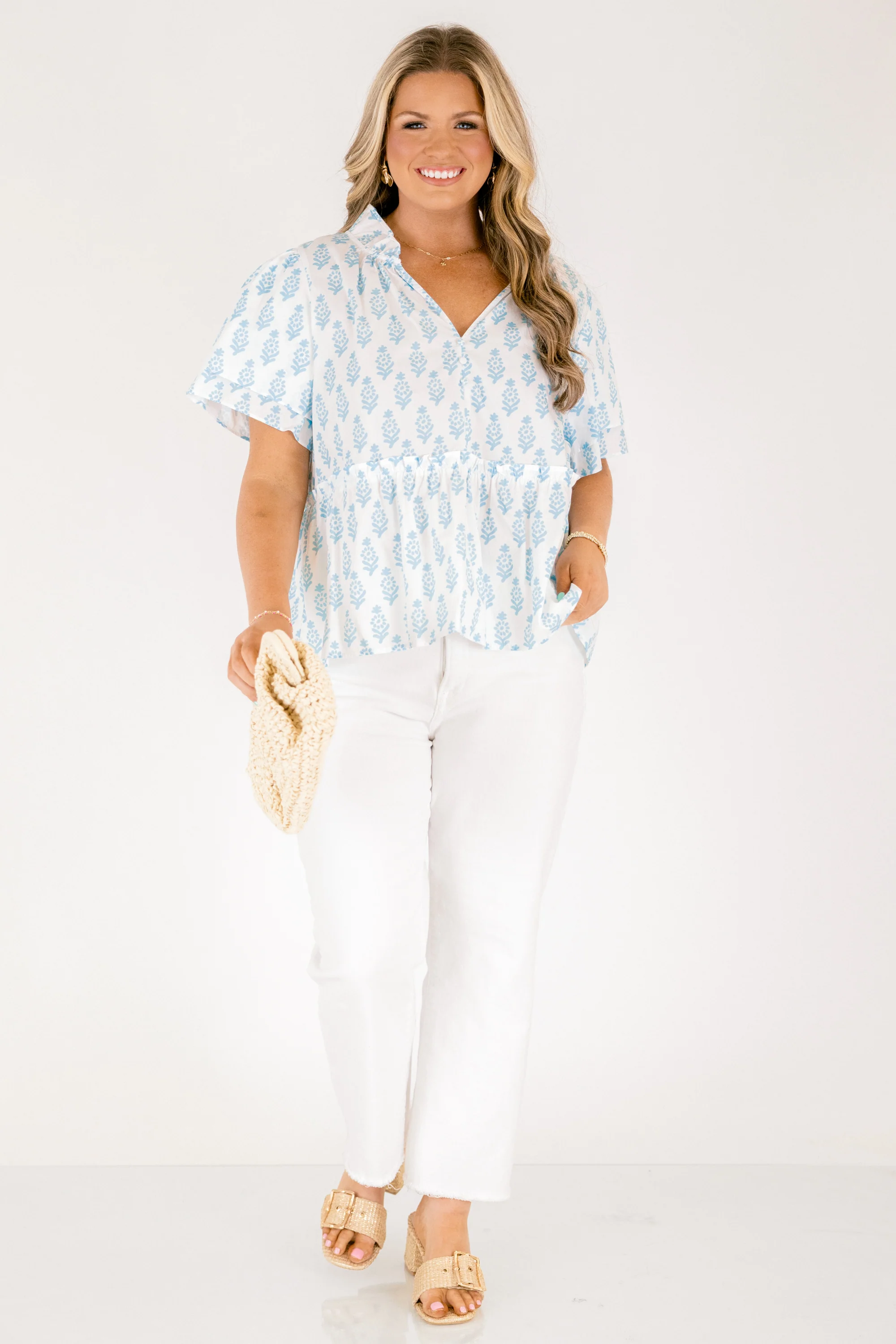 Coastal Love Top, White - Image 3