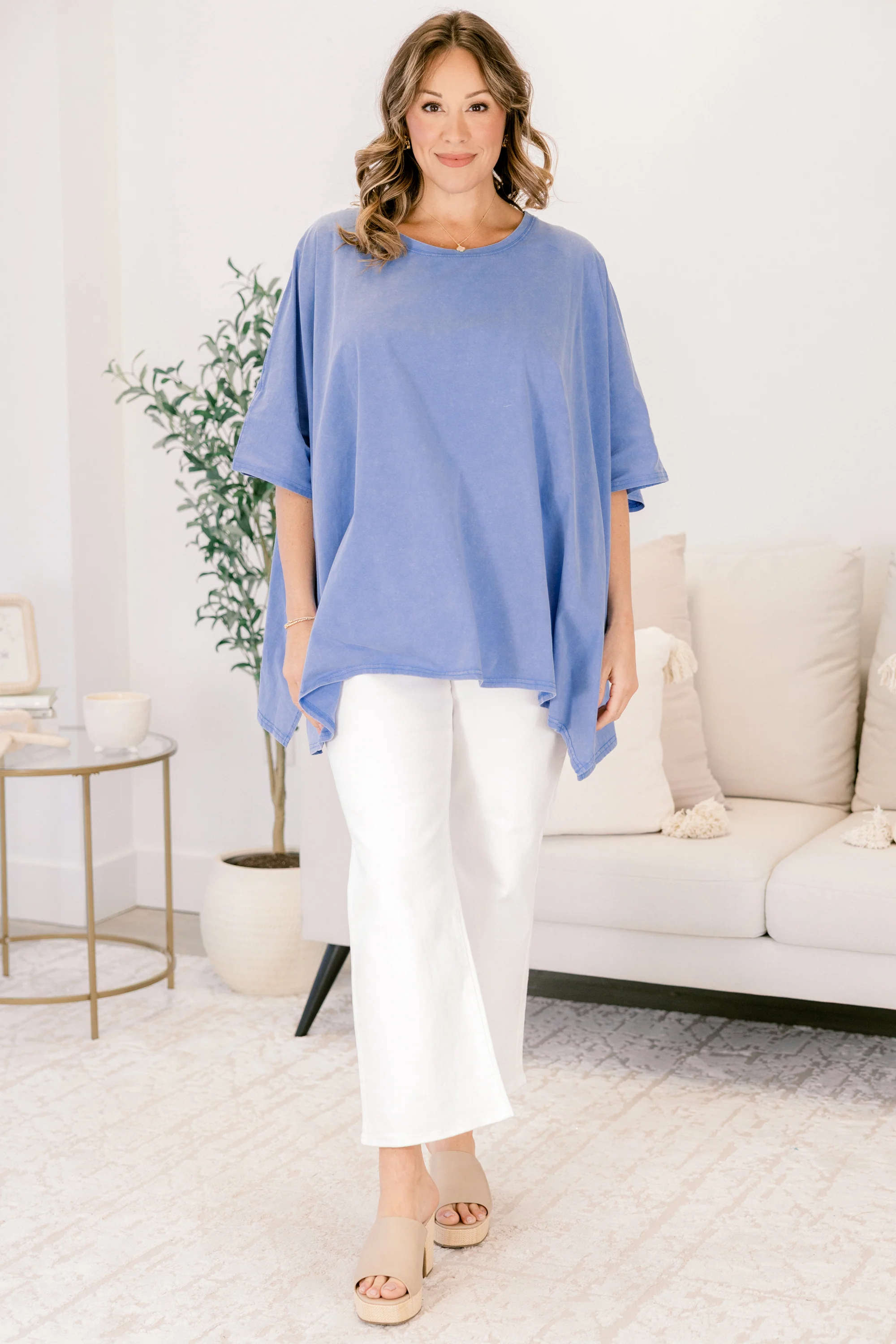 Comparing The Two Tunic, Blue - Image 2