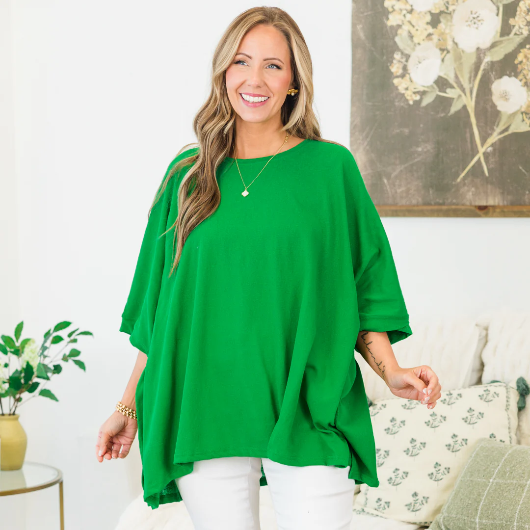 Comparing The Two Tunic, Kelly Green - Image 7
