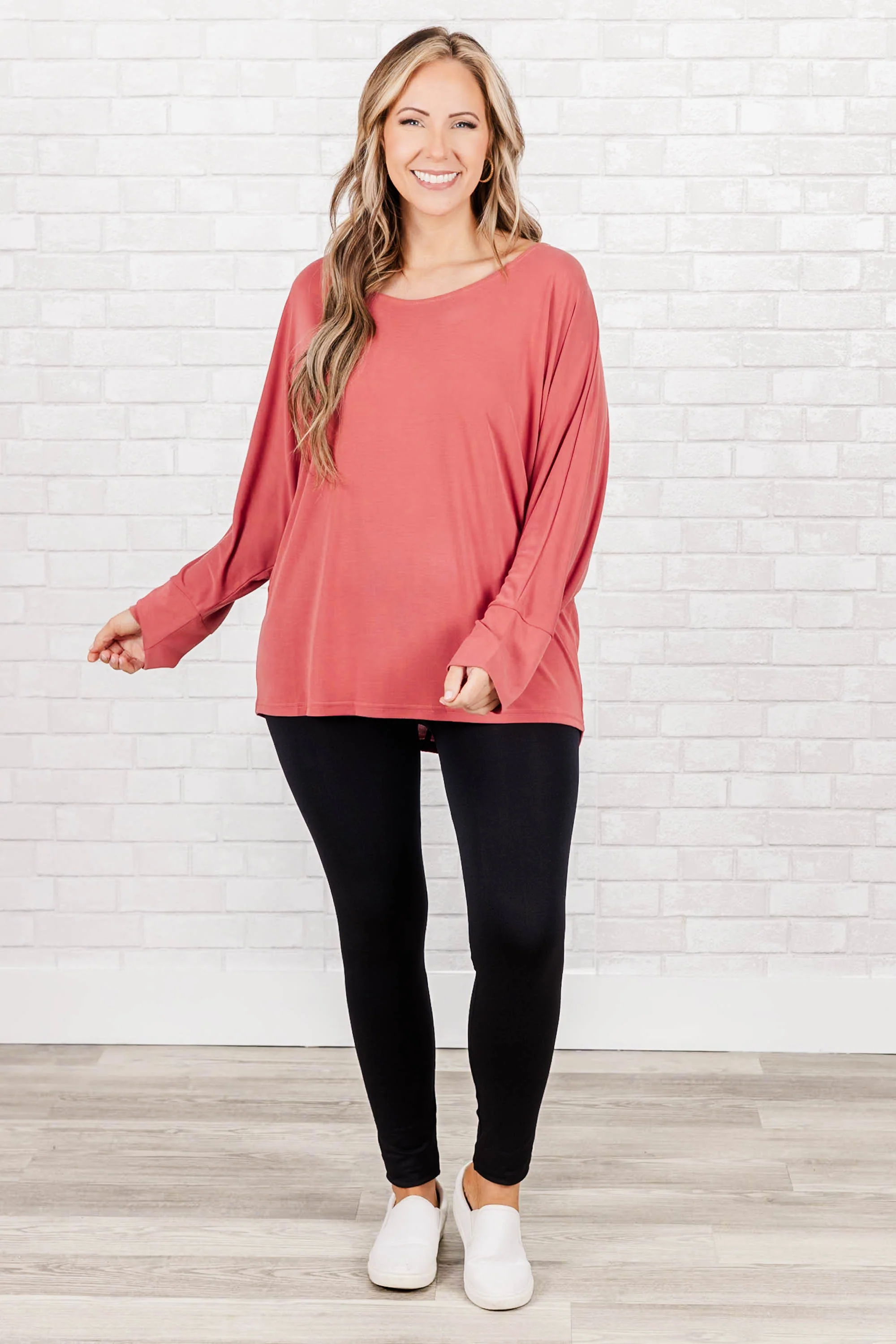Completely Convinced Top, Blush - Image 3