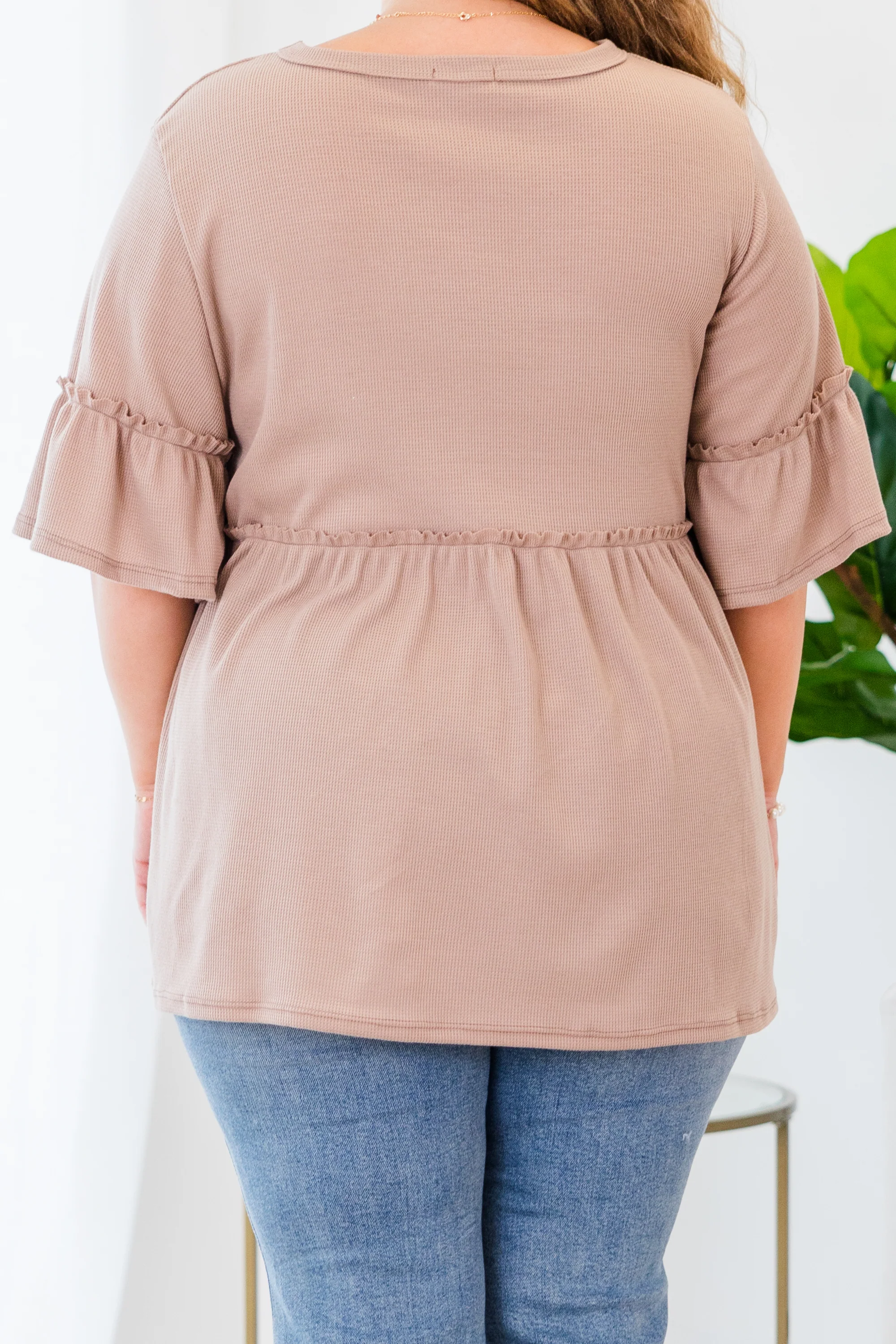 Completely Yours Tunic, Taupe - Image 6