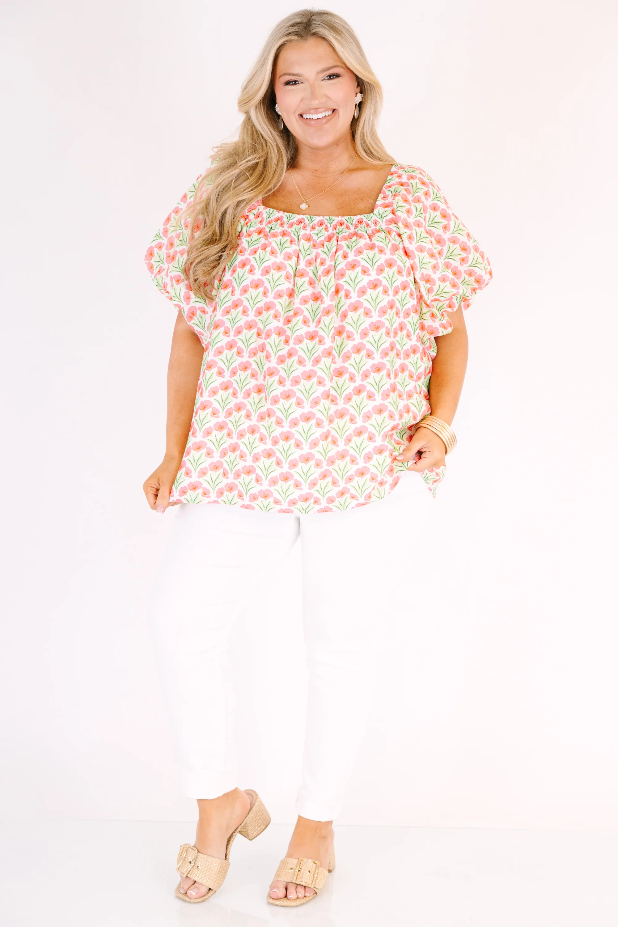 Cozy Love Top, Pink Floral - Image 4