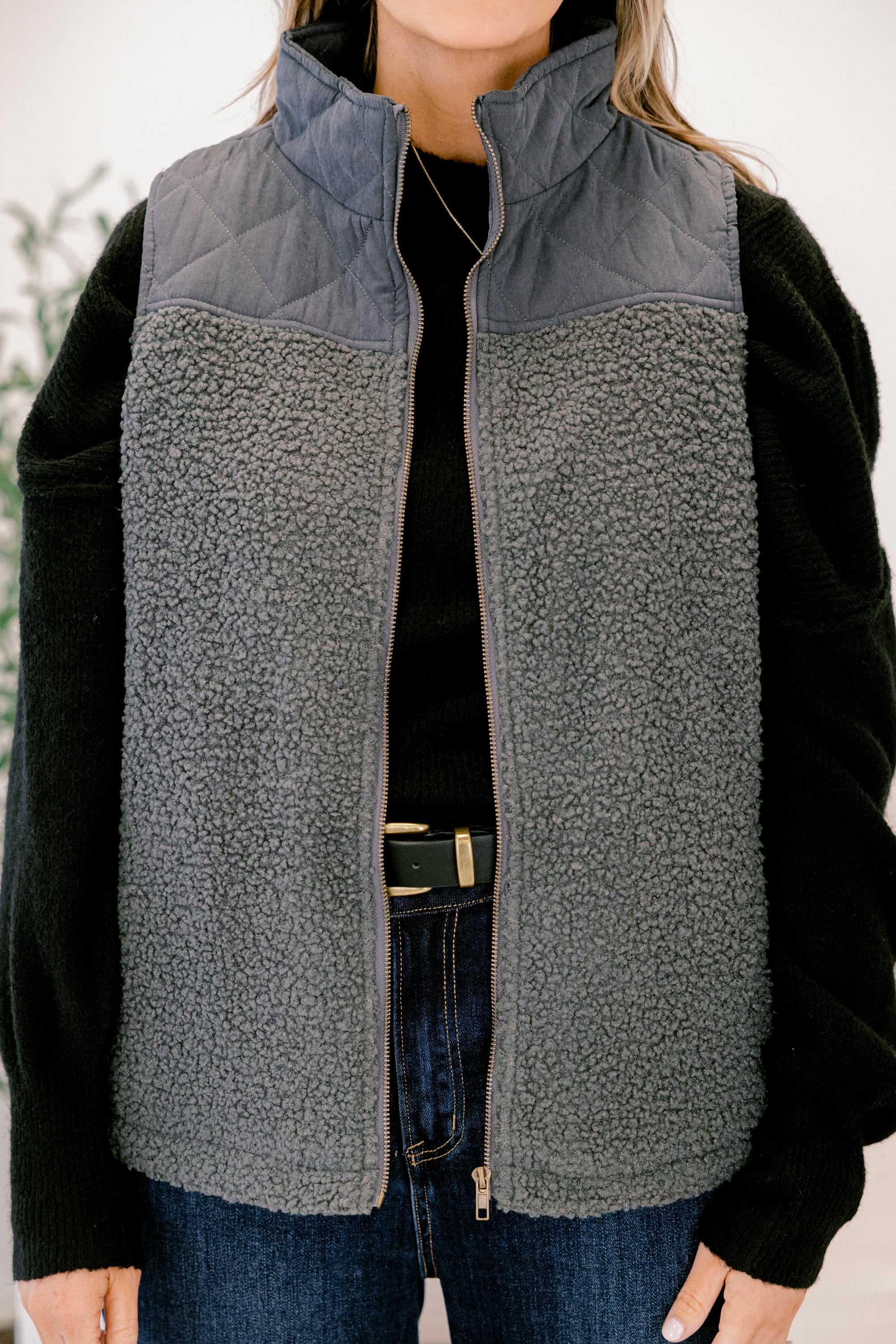 Craving Change Vest, Slate Grey - Image 5