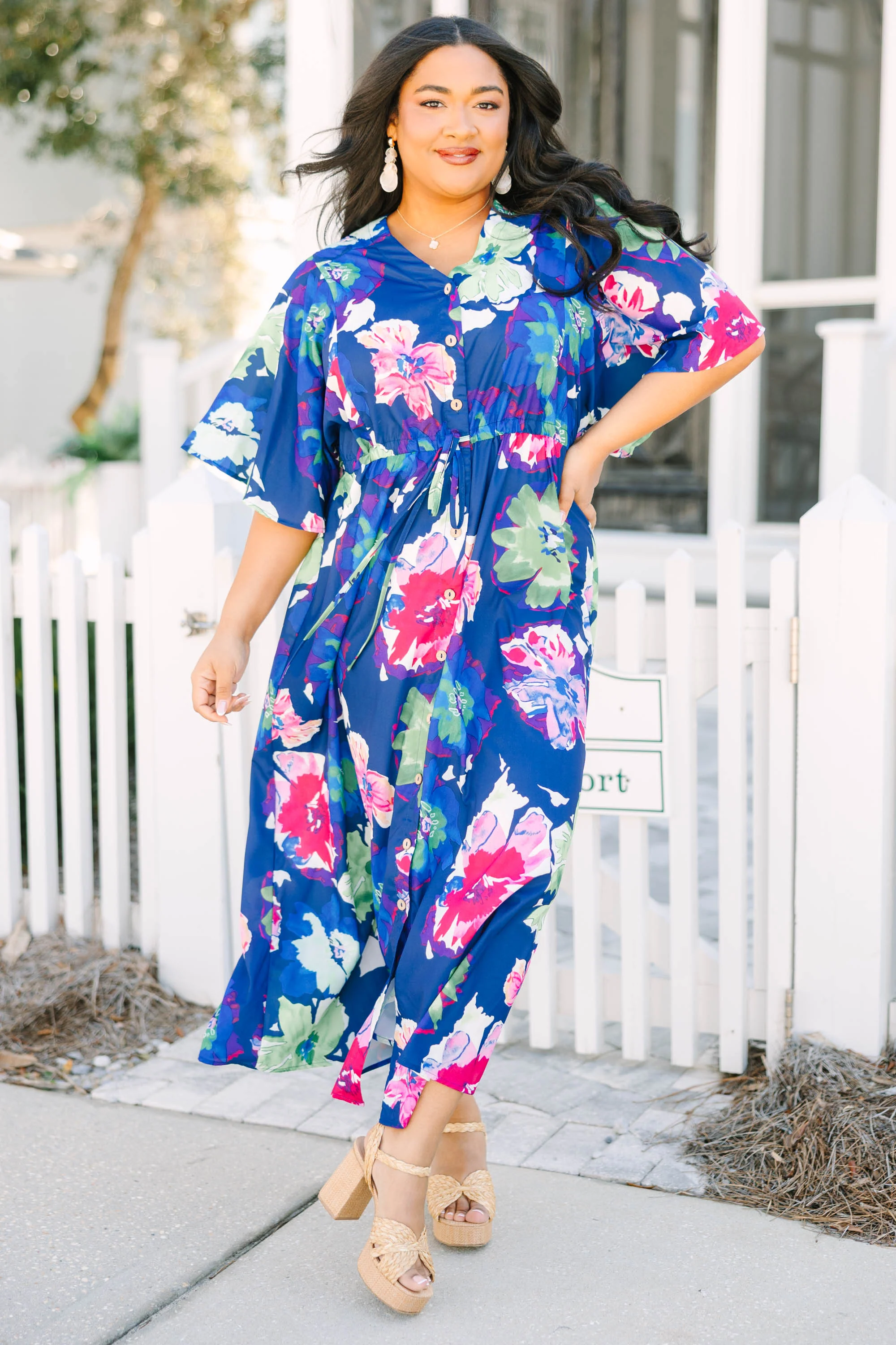 Creative Dreamer Dress, Royal Blue - Image 2