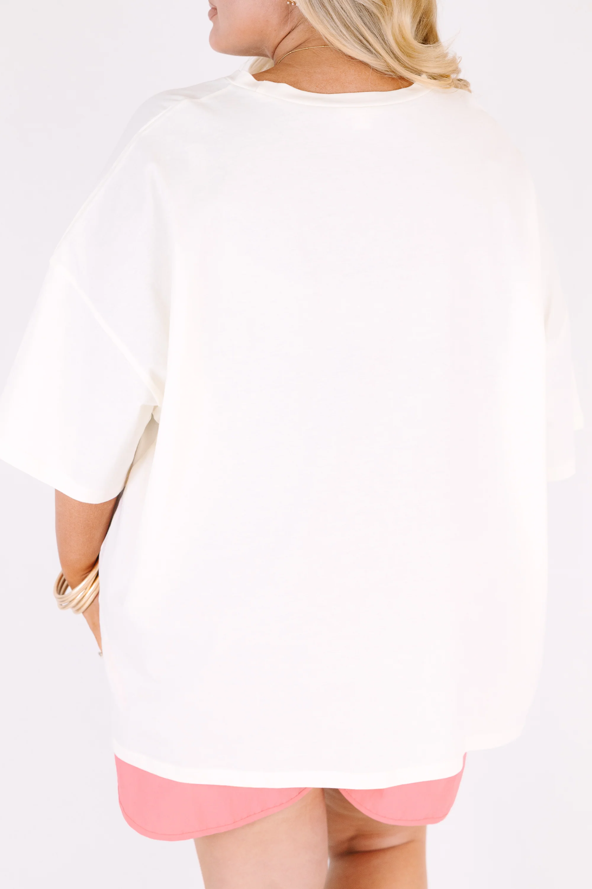 Daisy Mama Boyfriend Tee, Ivory - Image 6