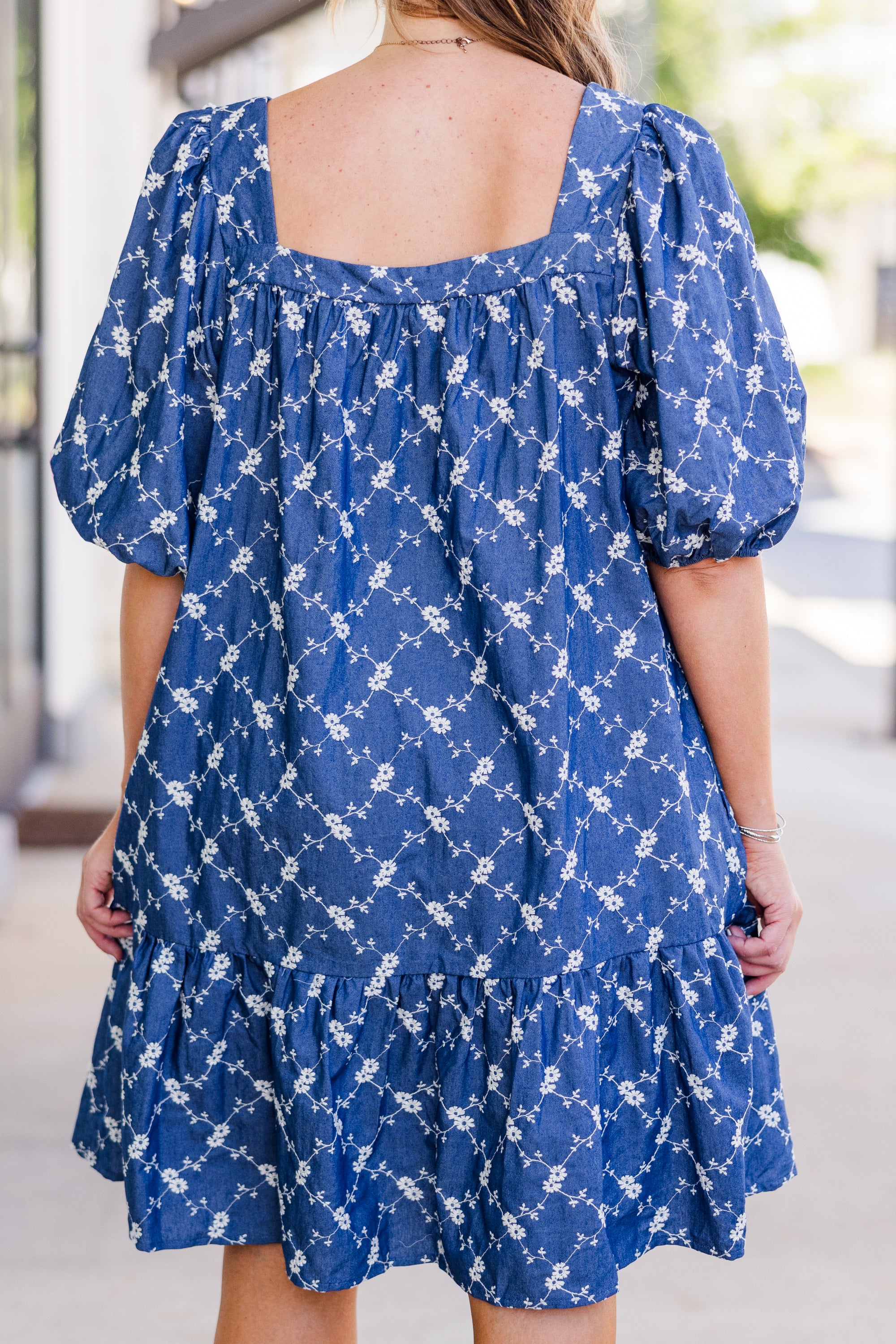 Denim Daze Dress, Denim Blue - Image 7
