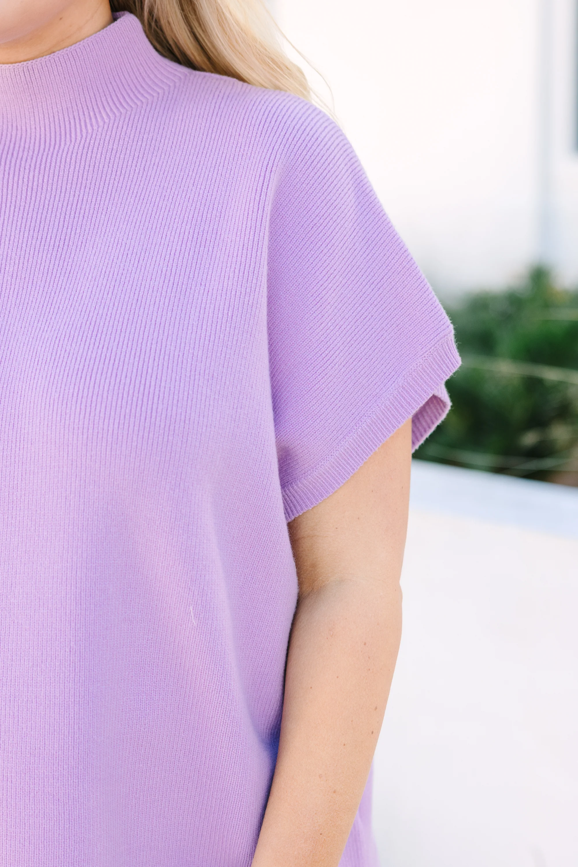Do Anything Sweater, Purple - Image 4