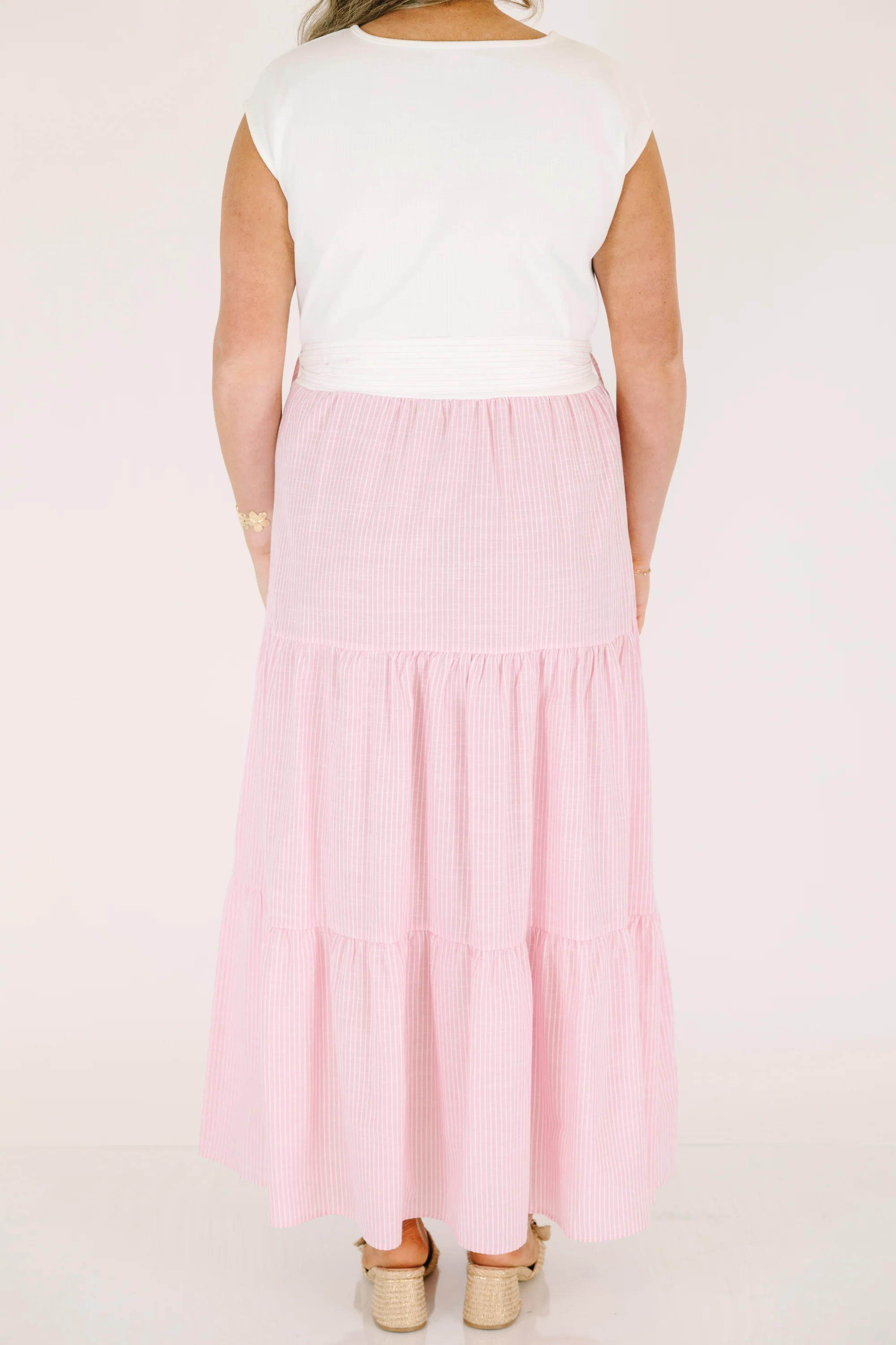 Doing It My Way Dress, Pink Stripe - Image 7
