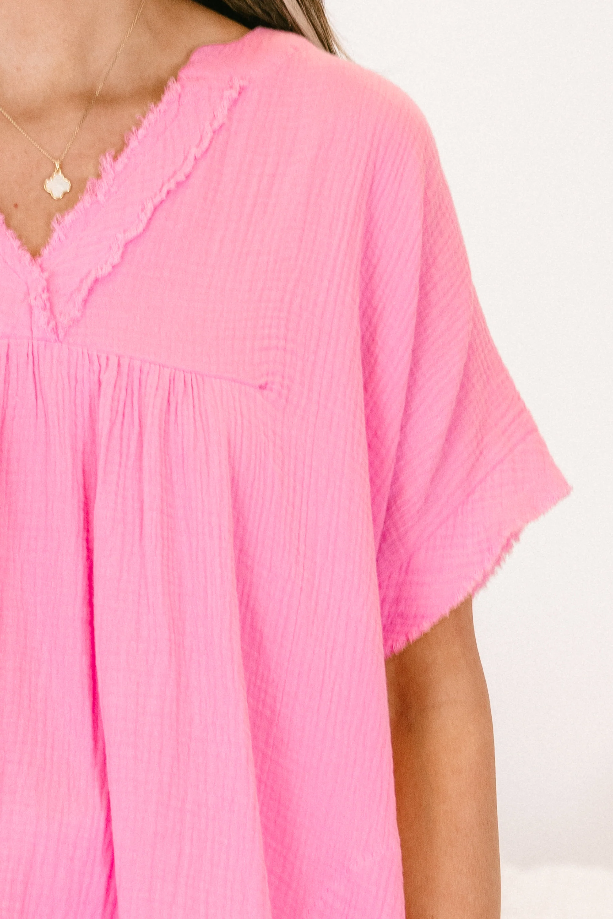 Don't Keep Me Away Top, Candy Pink - Image 4