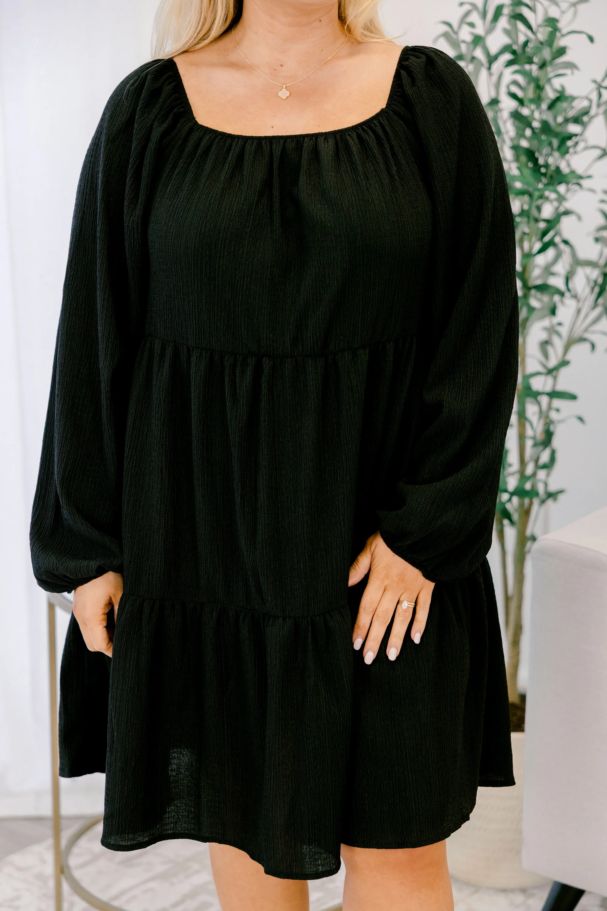 Dreams In My Heart Dress, Black - Image 5