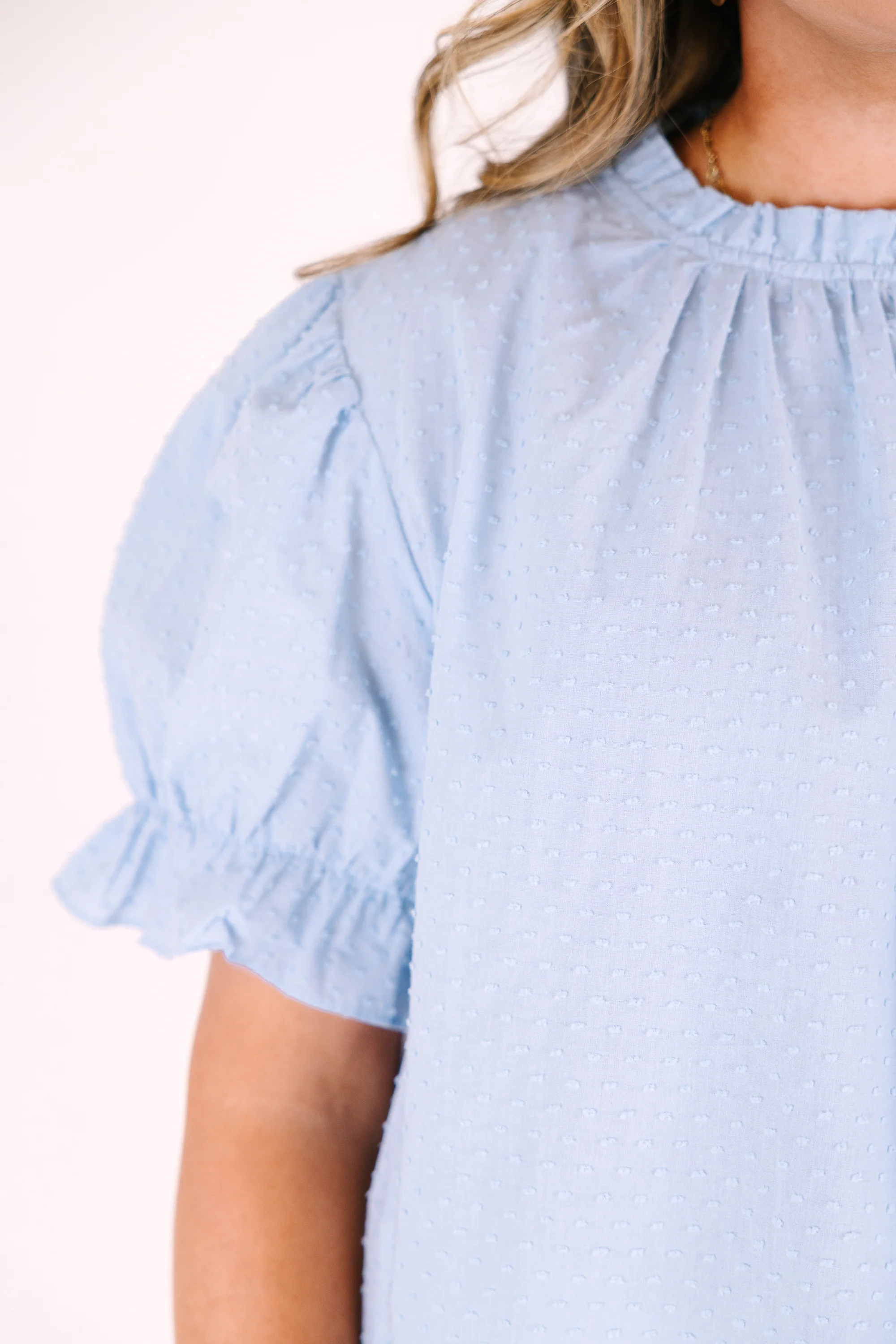 Easy Days Top, Light Blue - Image 4