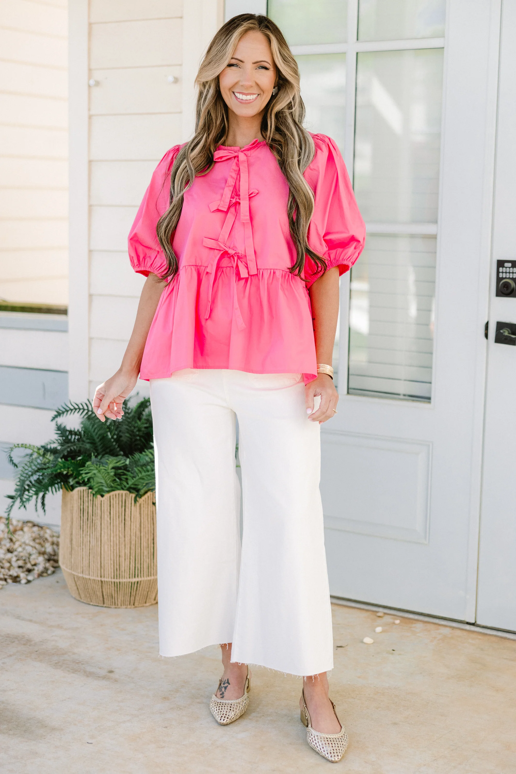 Easy Living Top, Pink - Image 2