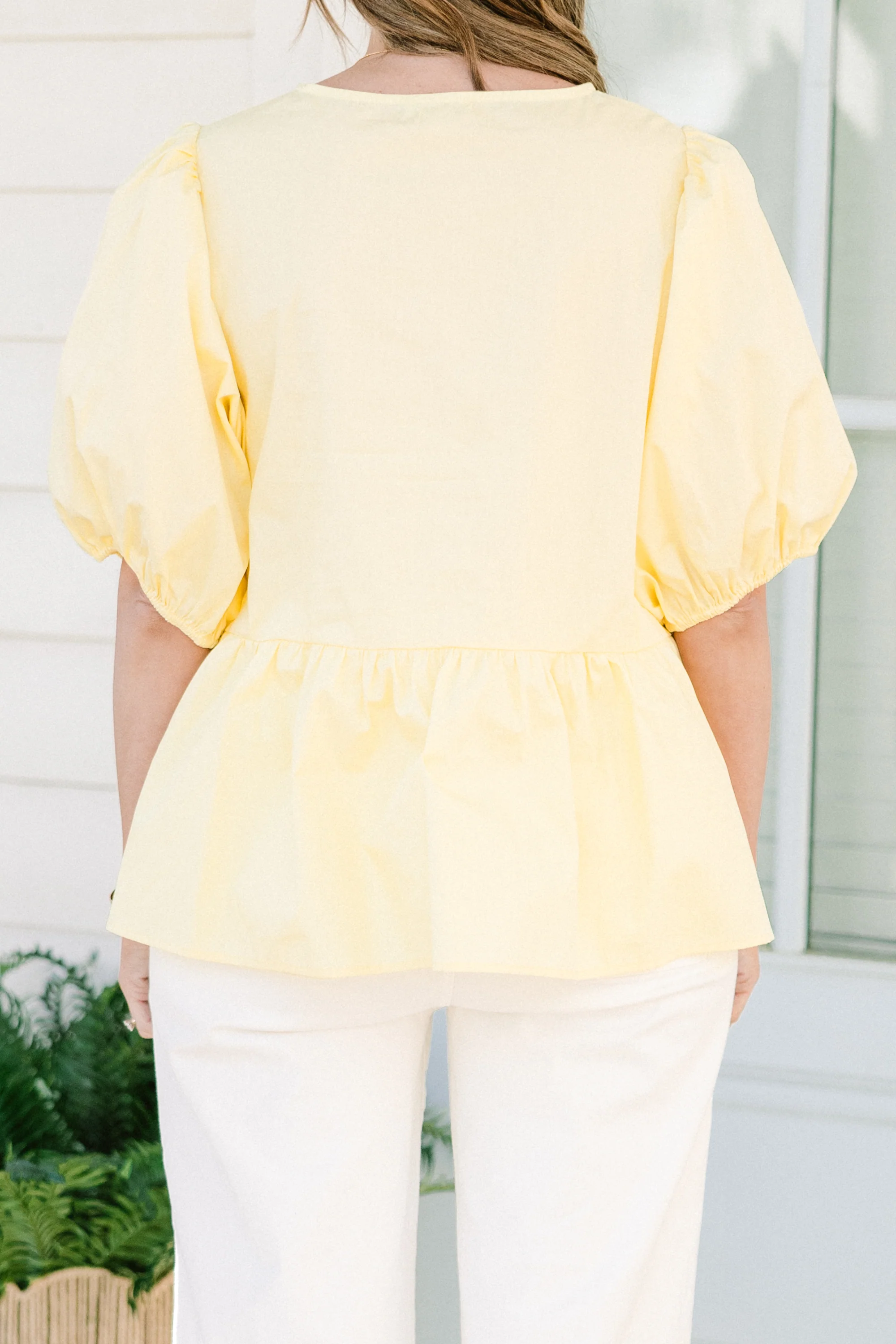 Easy Living Top, Yellow - Image 6