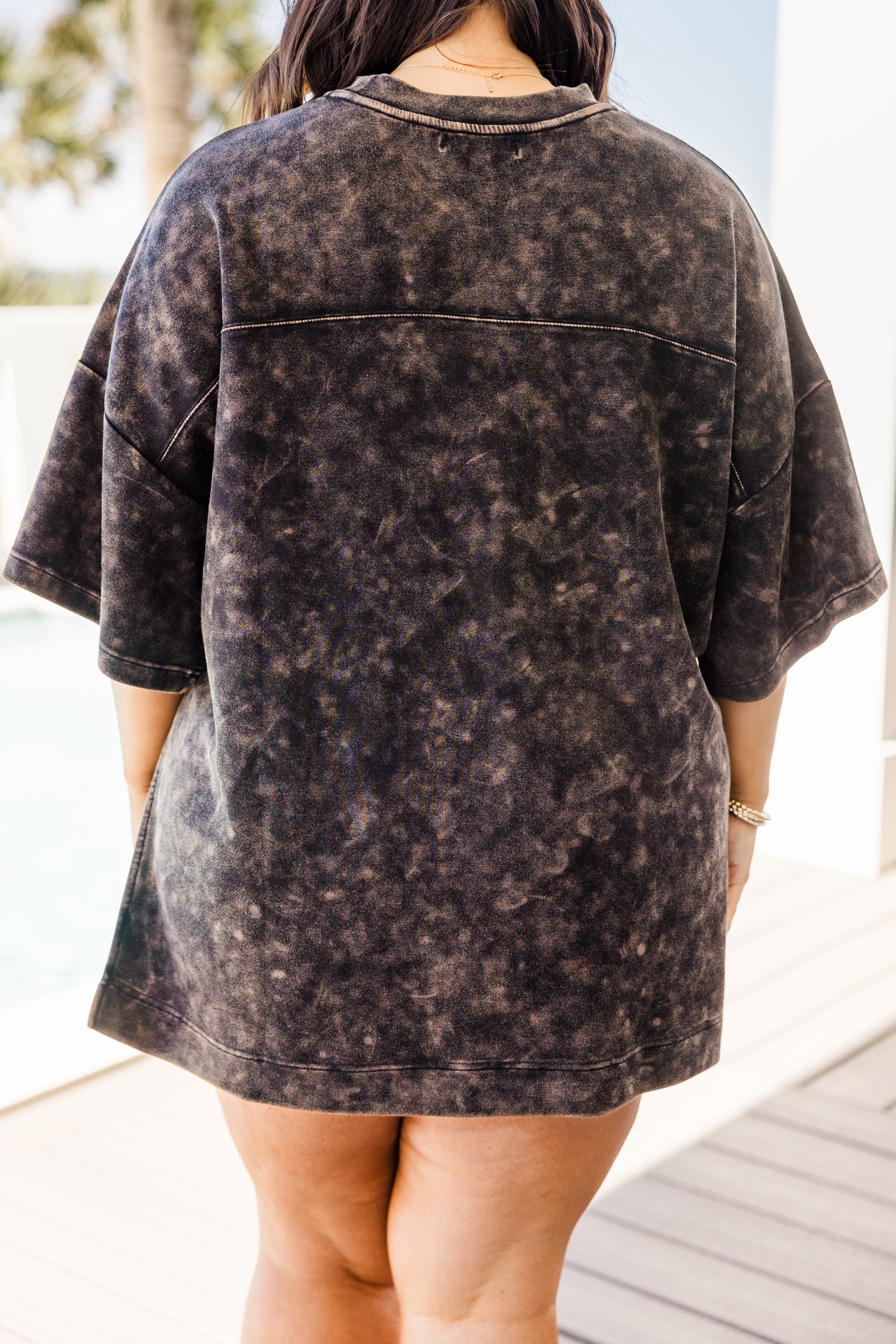 Easygoing Washed Top, Black - Image 6