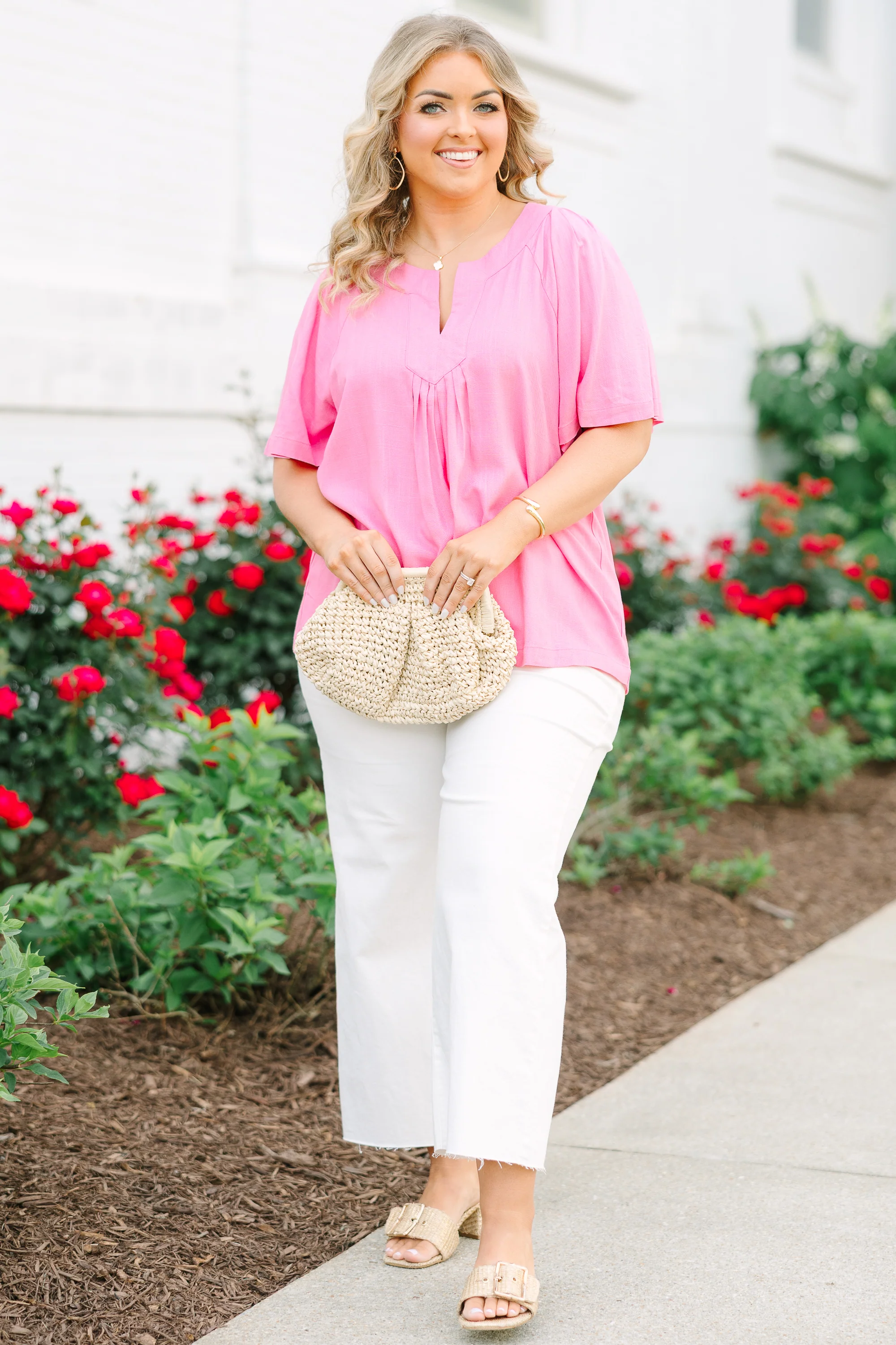 Effortlessly Easy Top, Pink - Image 3