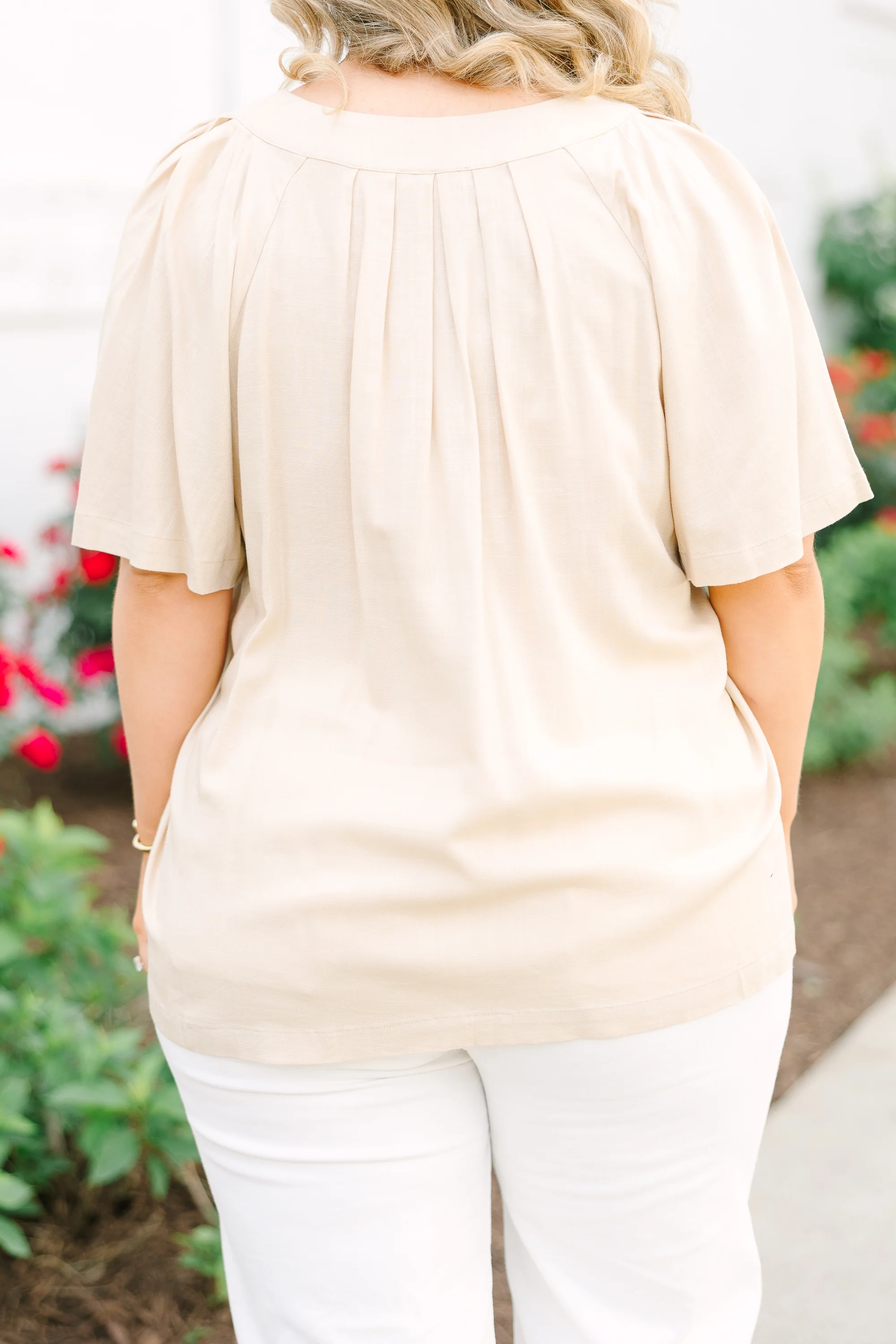 Effortlessly Easy Top, Taupe - Image 6